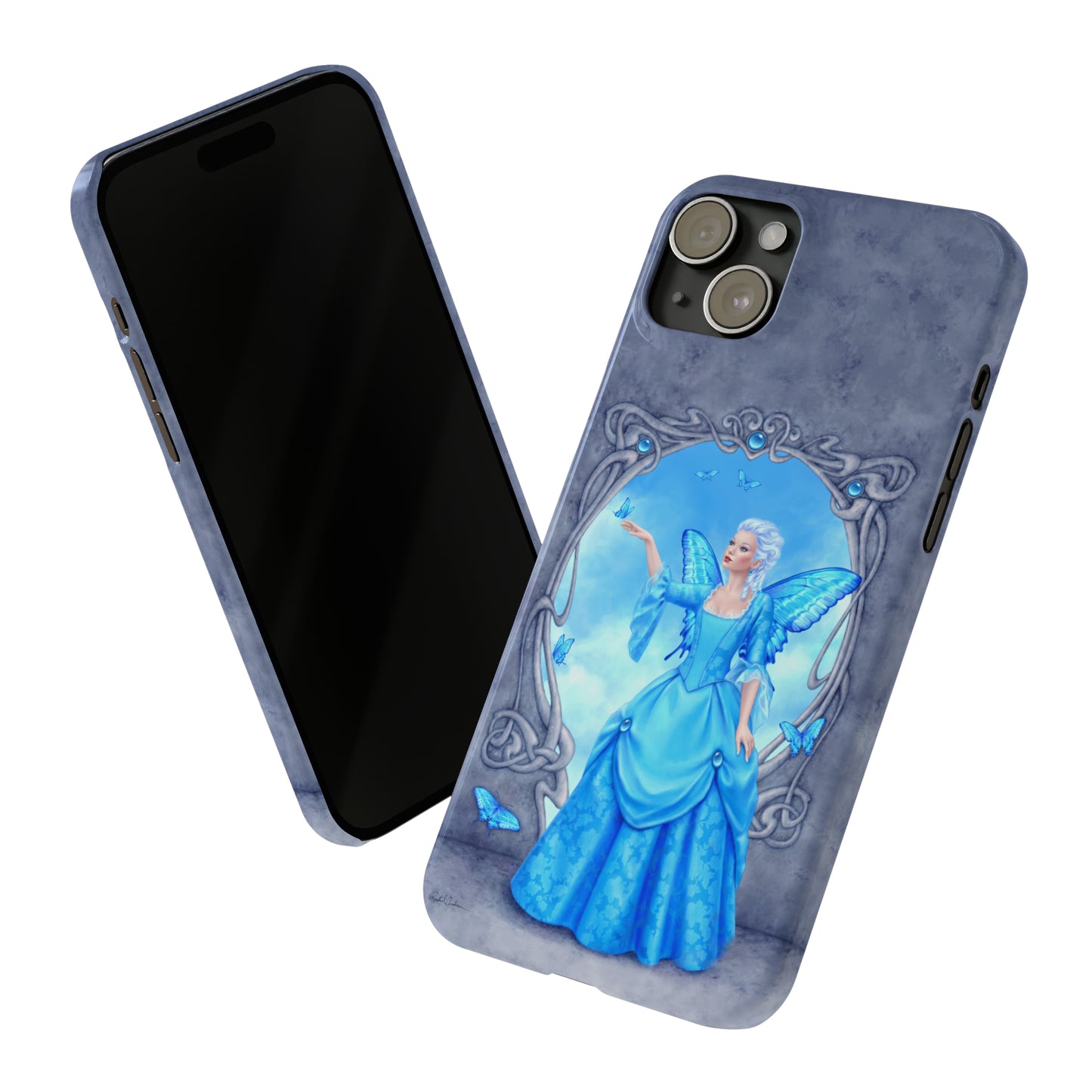 Phone Case - Blue Topaz Birthstone Fairy