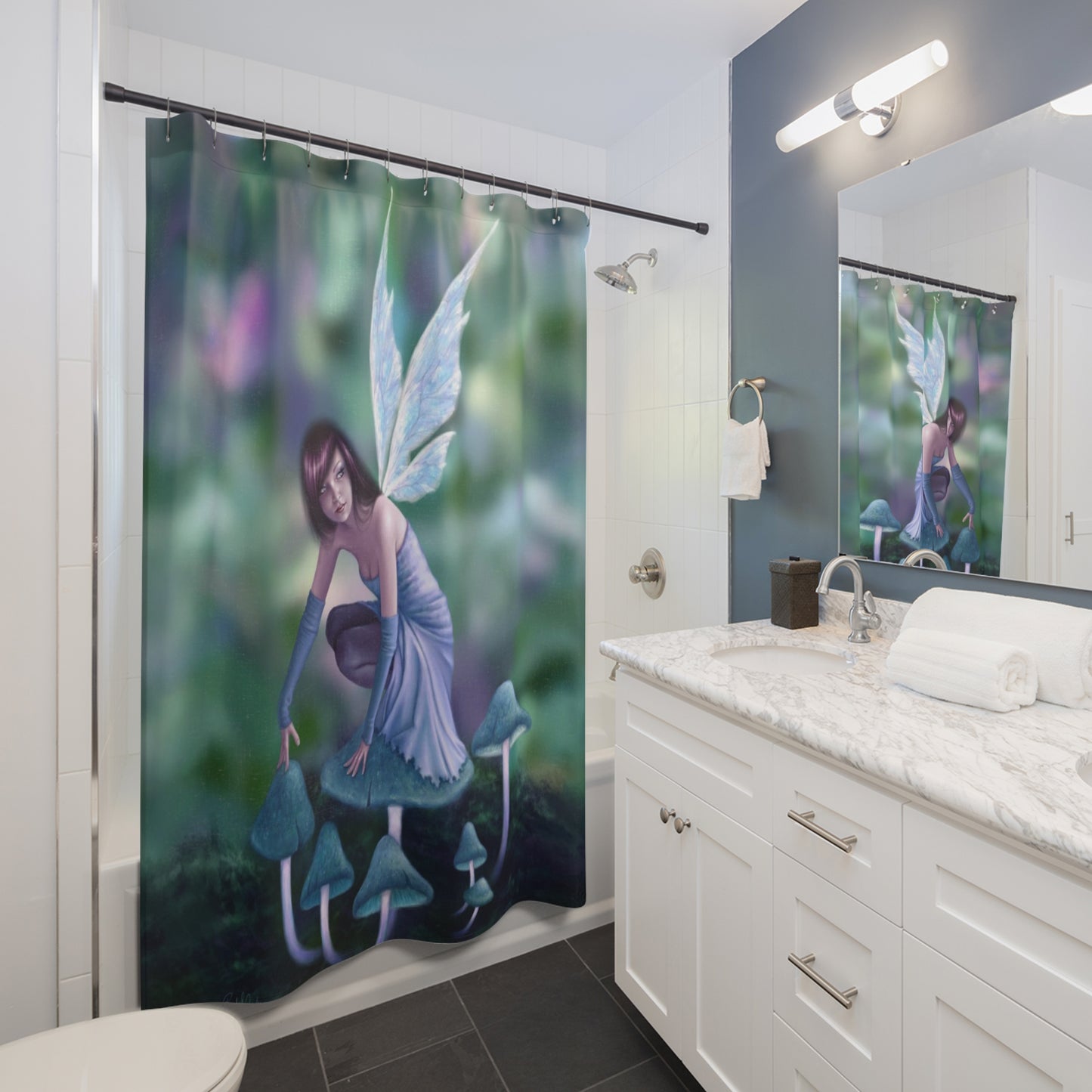 Shower Curtain - Periwinkle