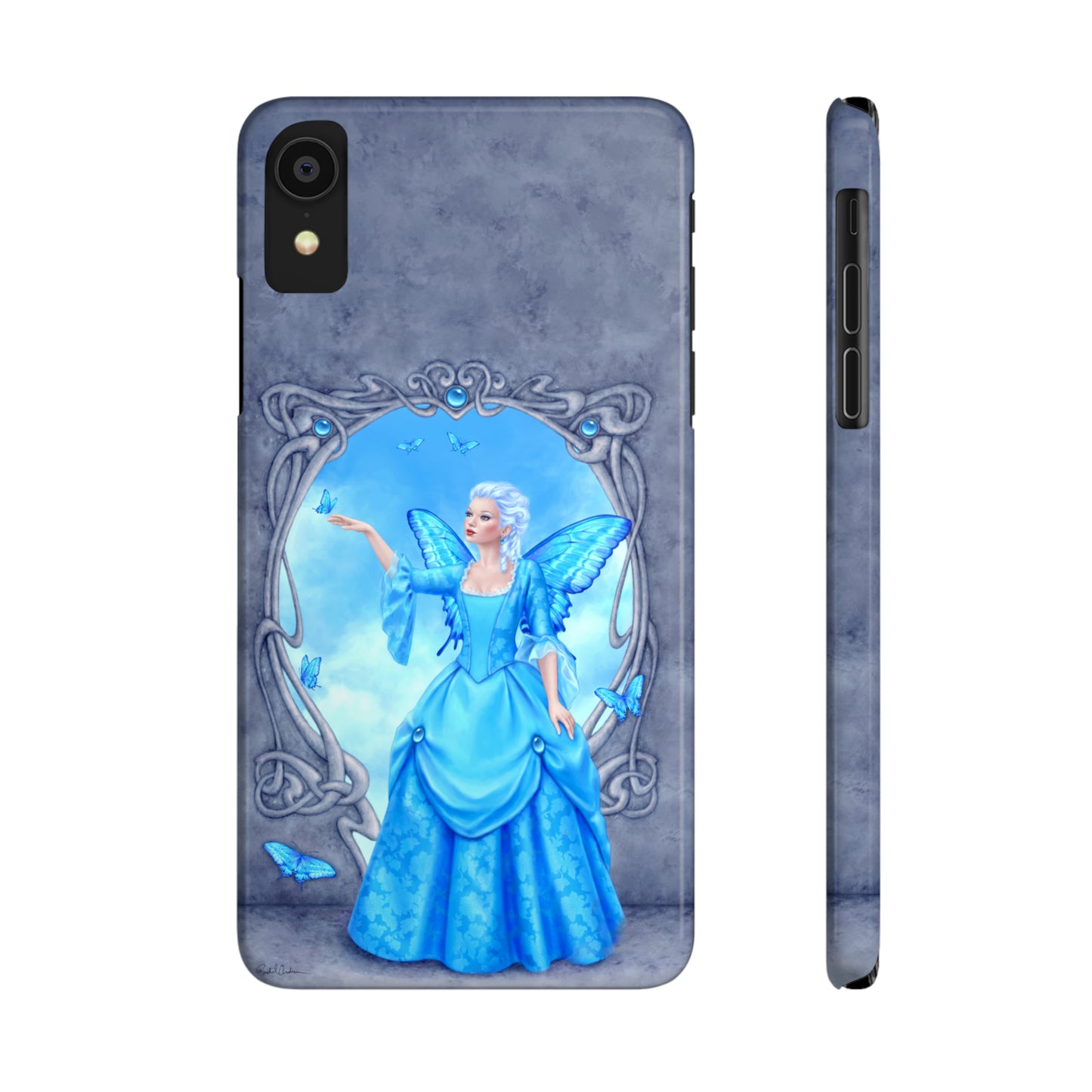 Phone Case - Blue Topaz Birthstone Fairy