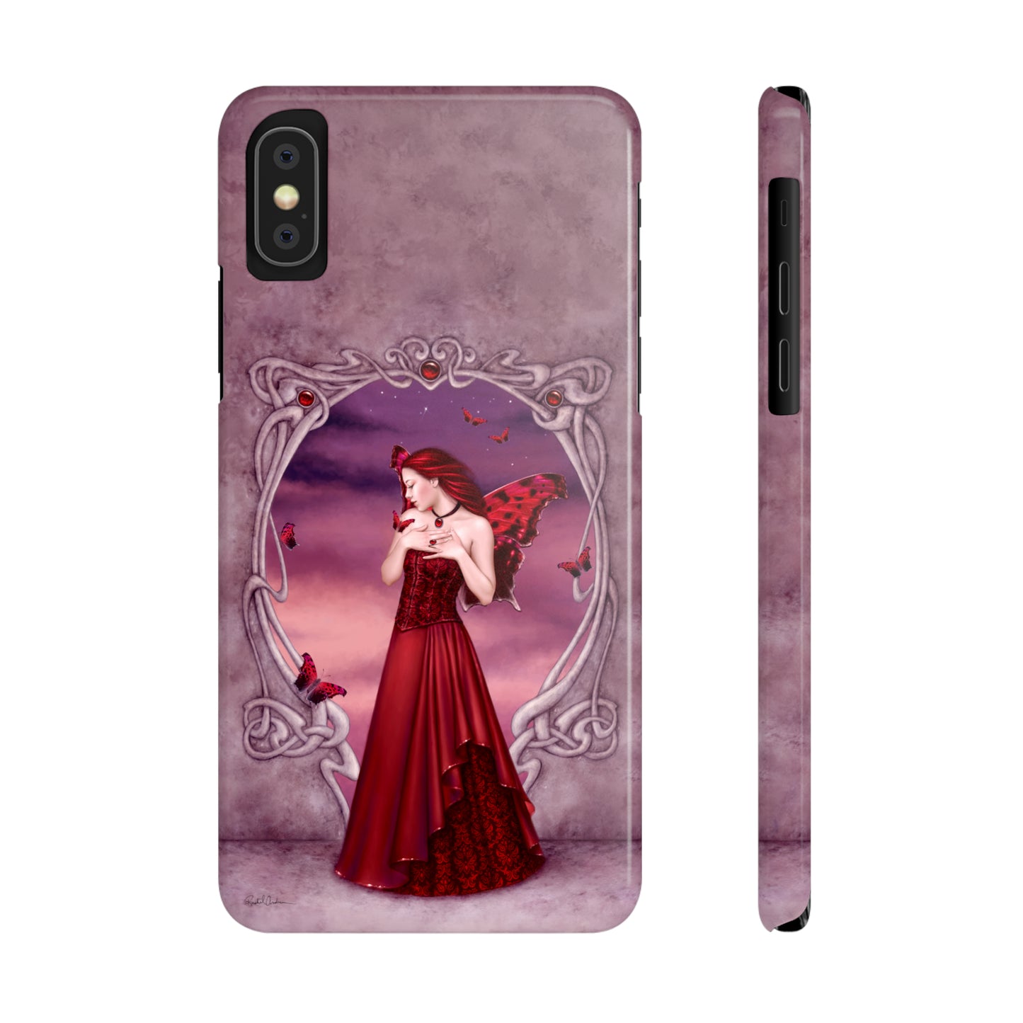 Phone Case - Garnet Birthstone Fairy