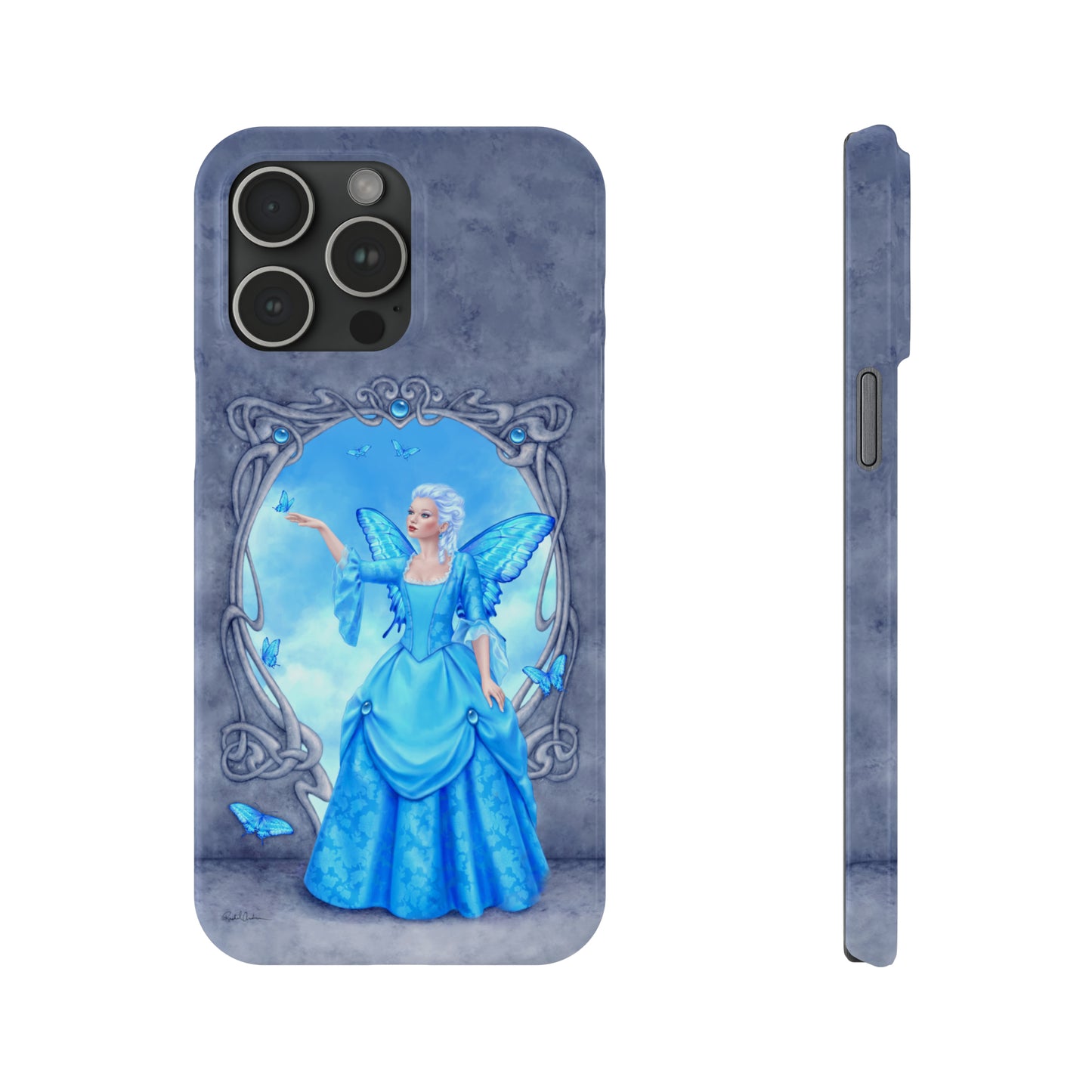 Phone Case - Blue Topaz Birthstone Fairy