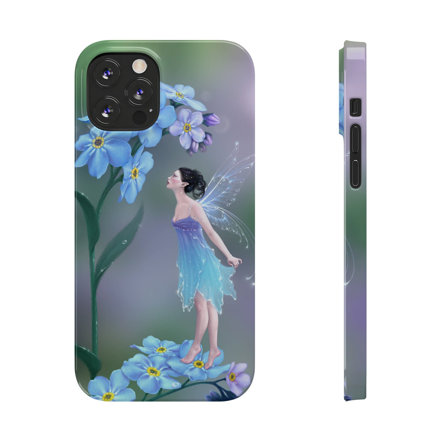 Slim Phone Case - Forget-Me-Not