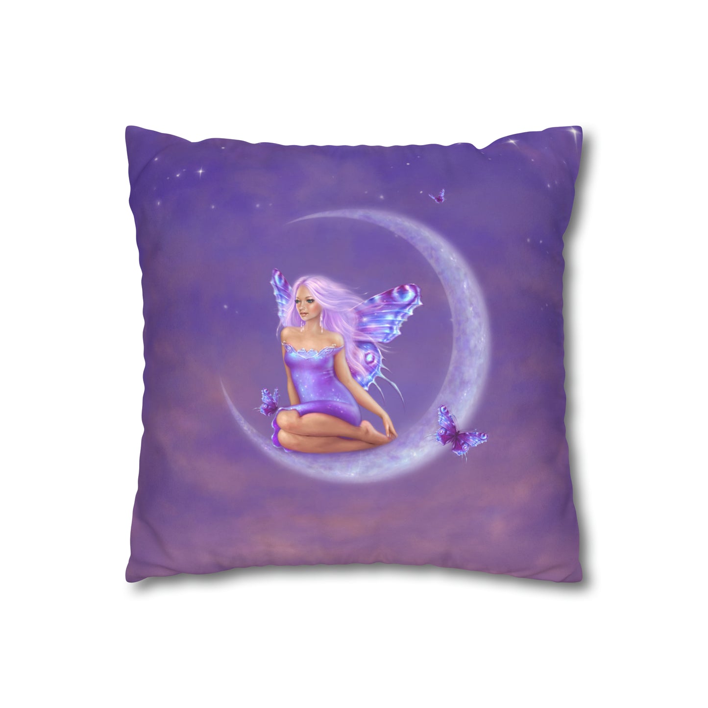 Throw Pillow Cover - Lavender Moon