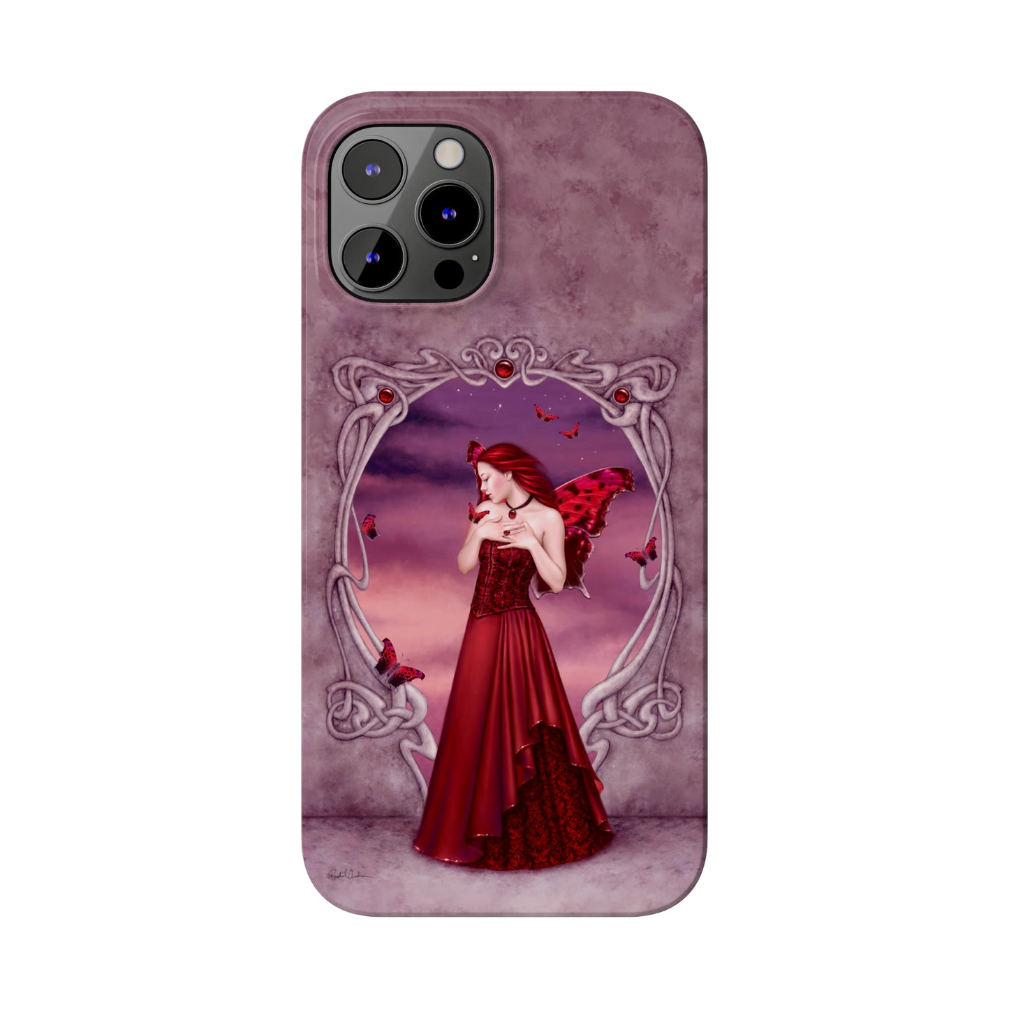 Phone Case - Garnet Birthstone Fairy
