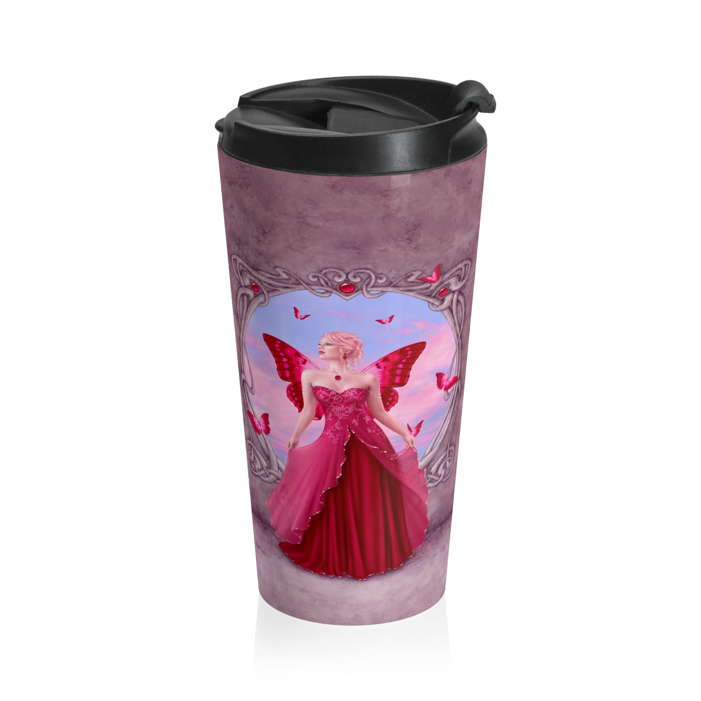 Travel Mug - Birthstones - Ruby