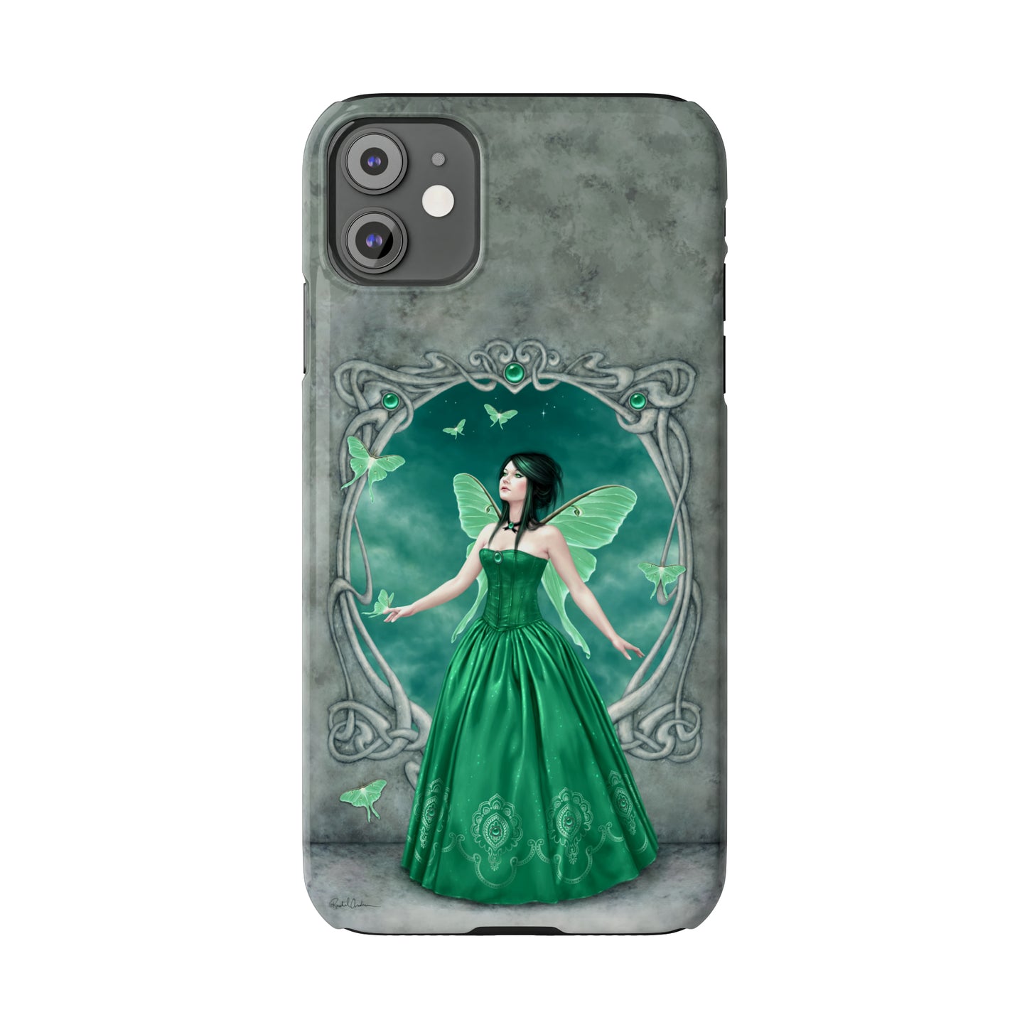 Phone Case - Emerald Birthstone Fairy