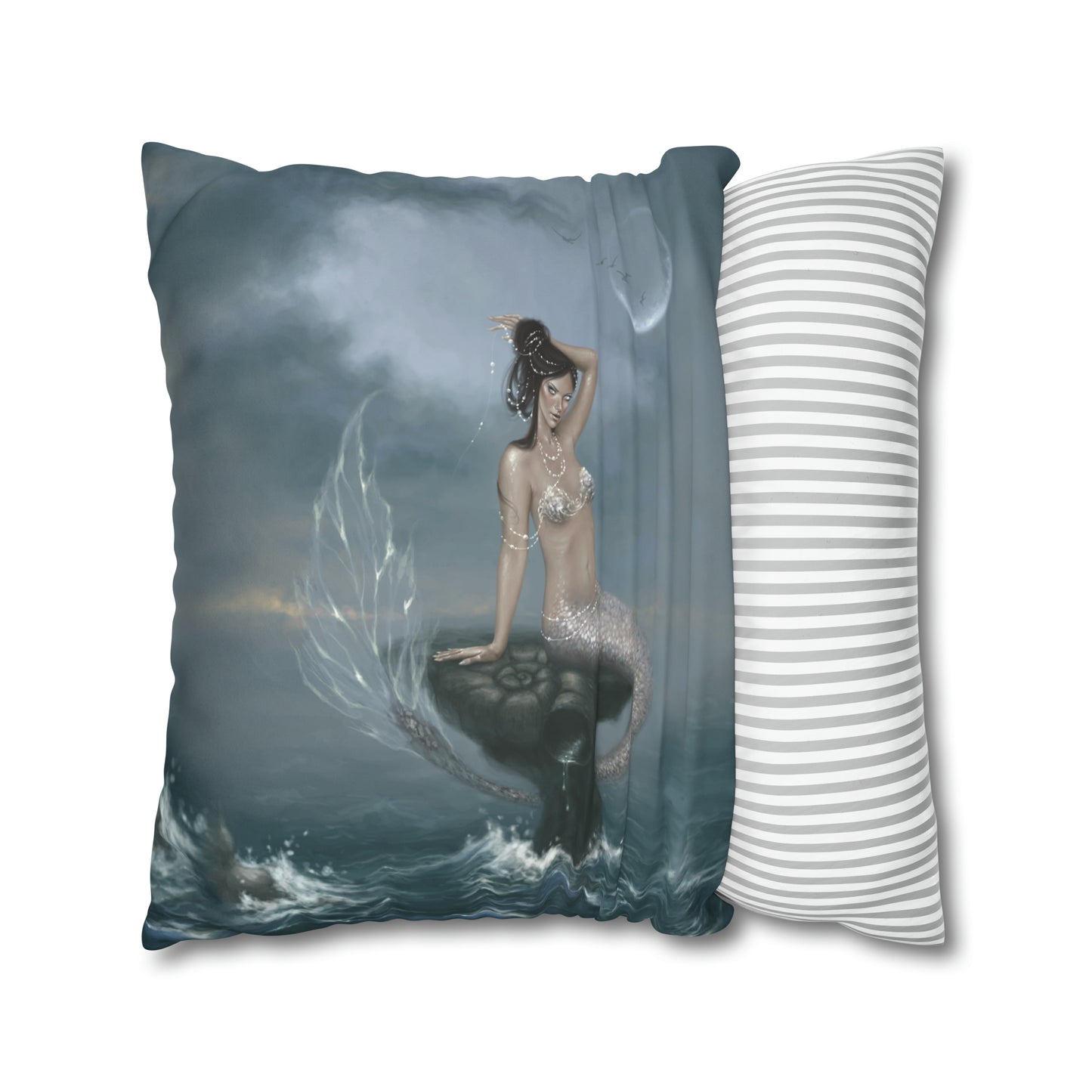 Throw Pillow Cover - Moon Tide