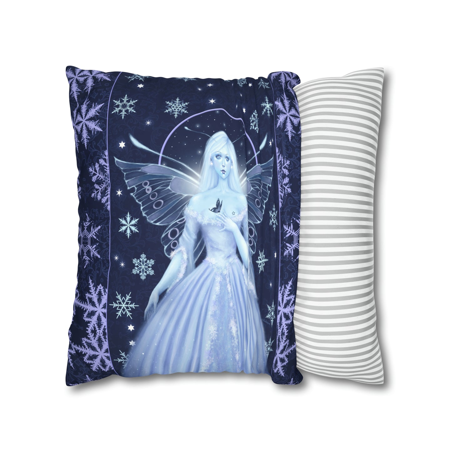 Throw Pillow Cover - Snow Fairy