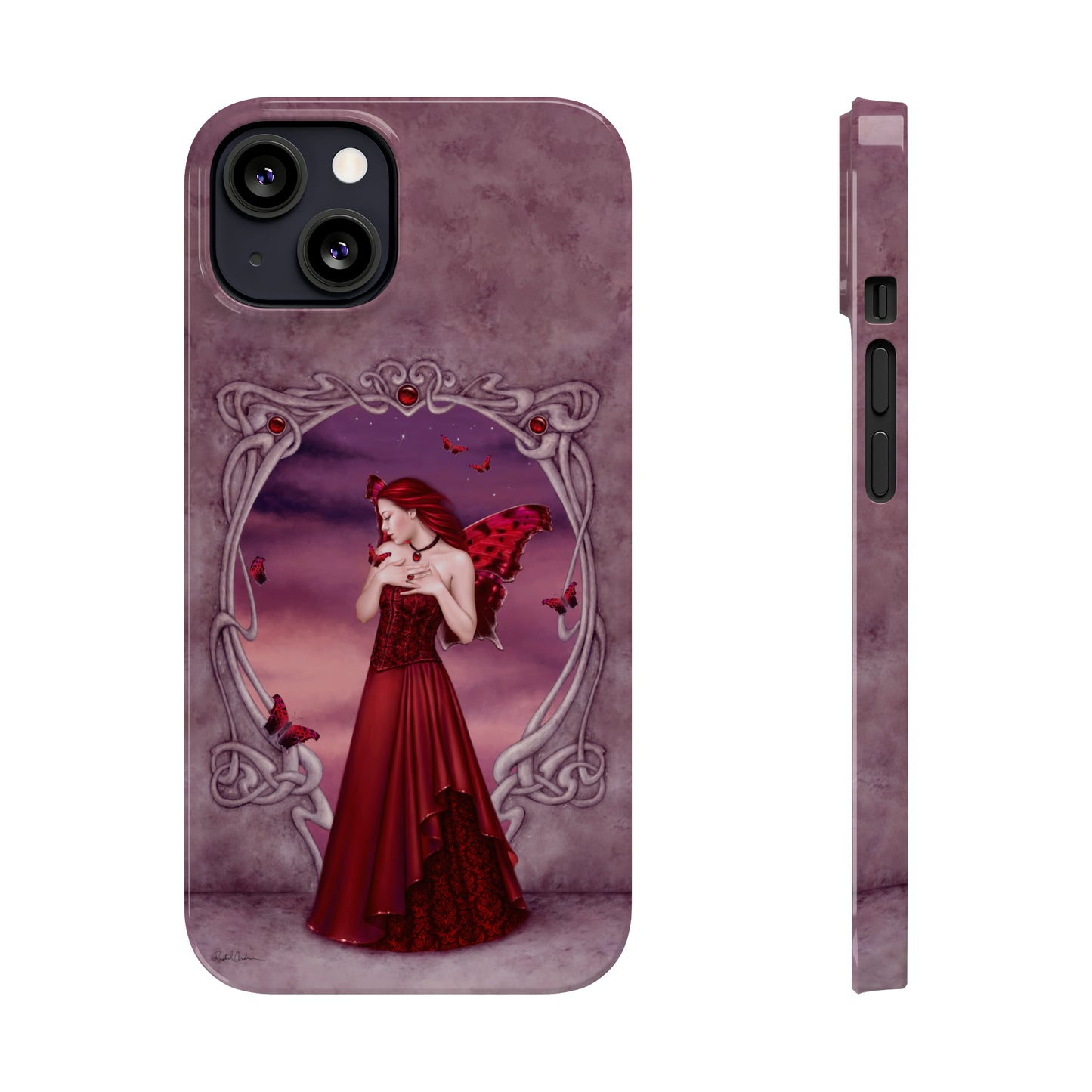 Phone Case - Garnet Birthstone Fairy