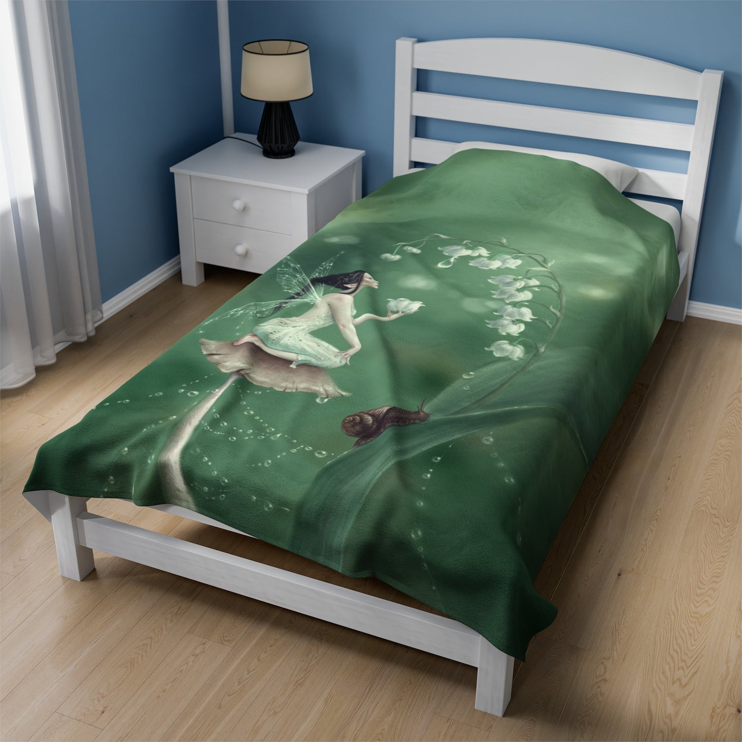 Velveteen Plush Blanket - Lily of the Valley