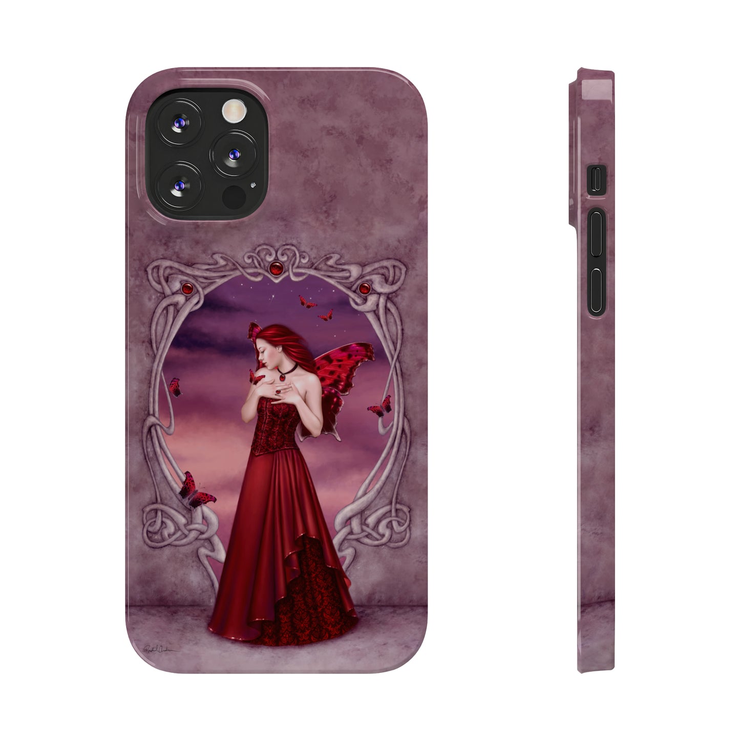 Phone Case - Garnet Birthstone Fairy