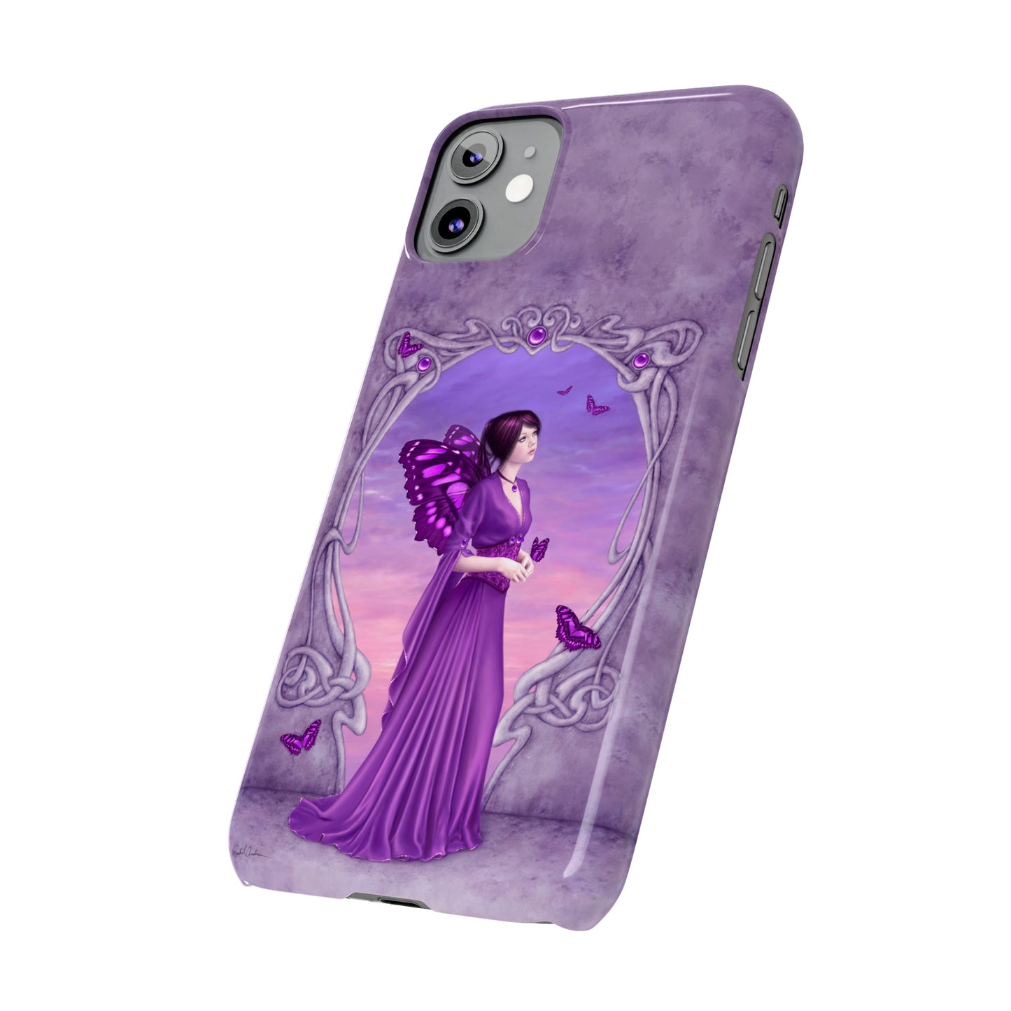 Phone Case - Amethyst Birthstone Fairy