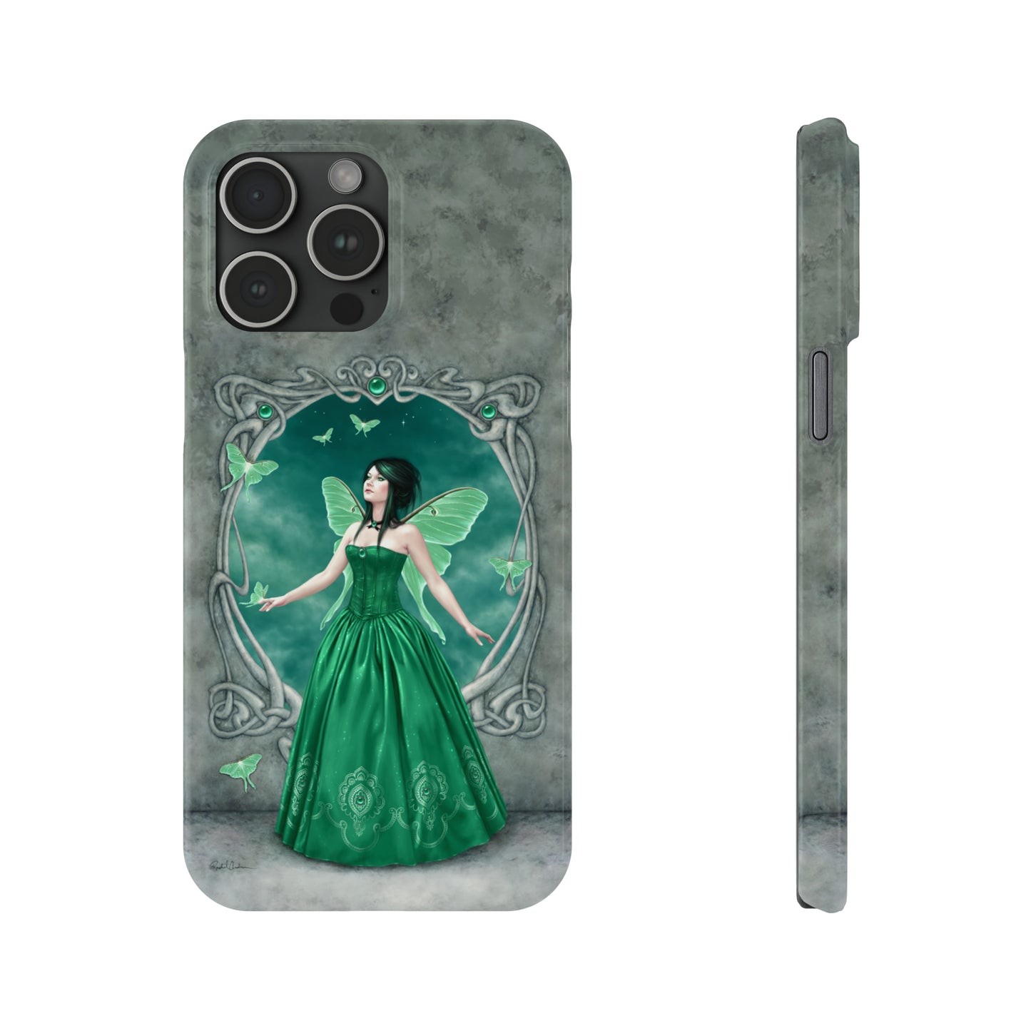 Phone Case - Emerald Birthstone Fairy