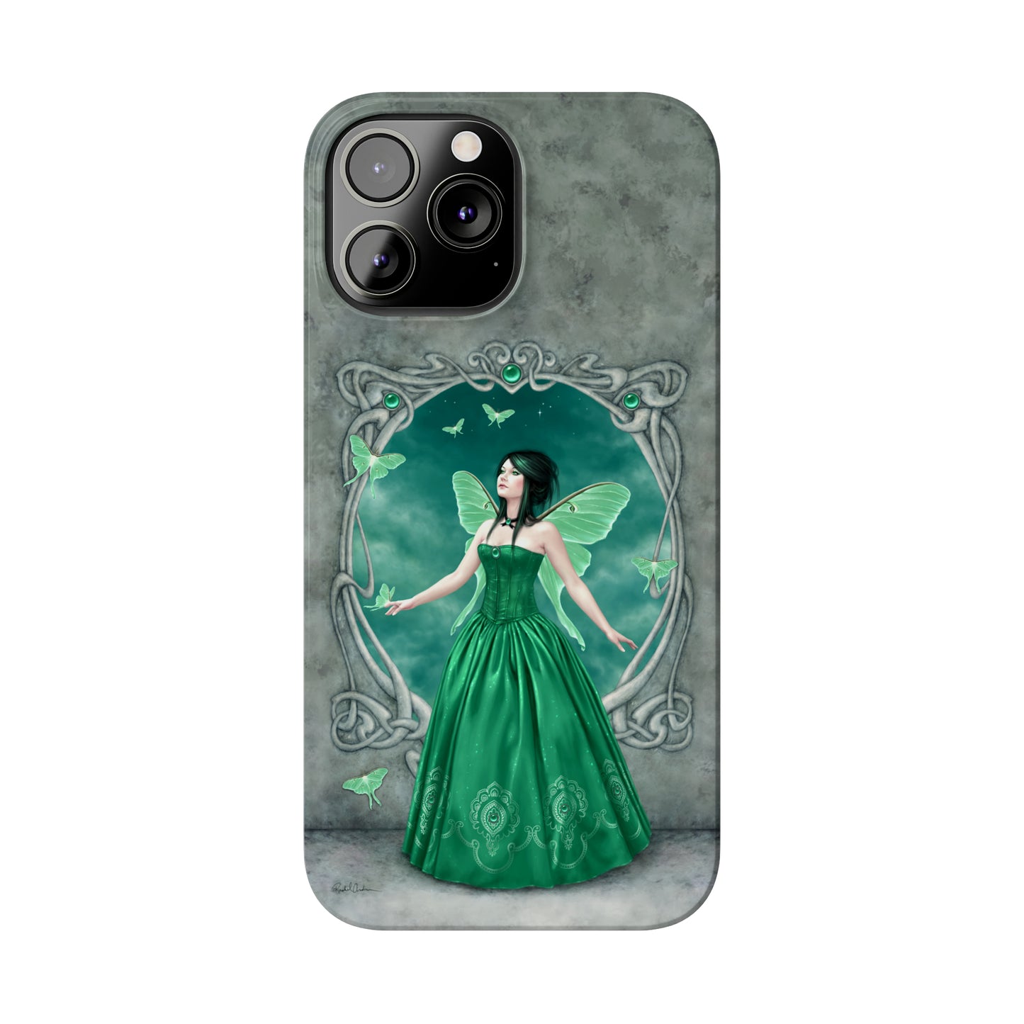 Phone Case - Emerald Birthstone Fairy
