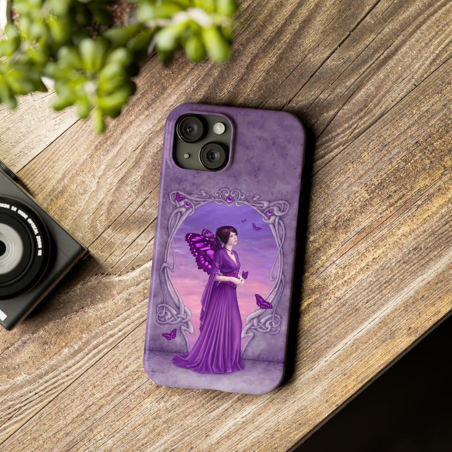 Phone Case - Amethyst Birthstone Fairy