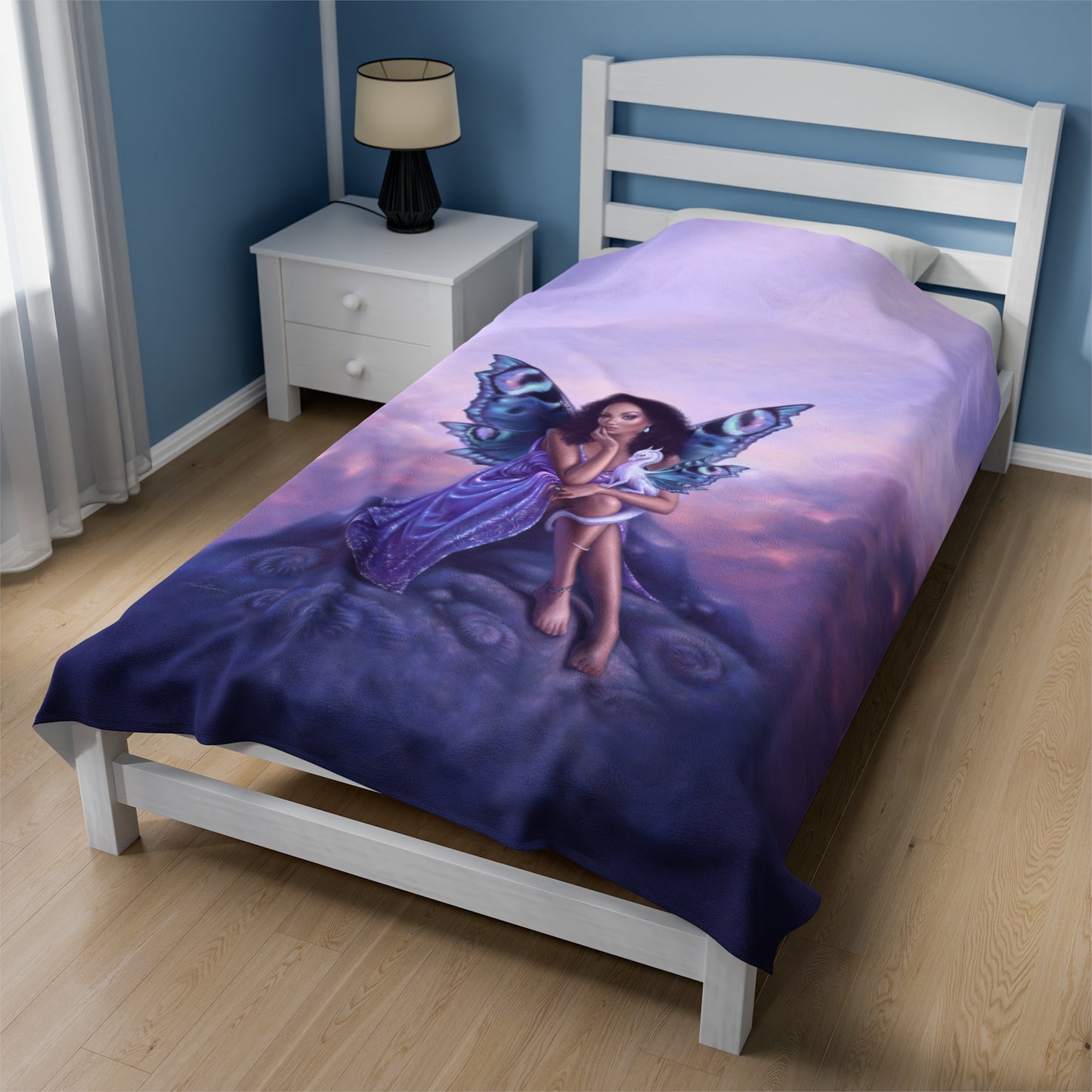 Velveteen Plush Blanket - Evanescent