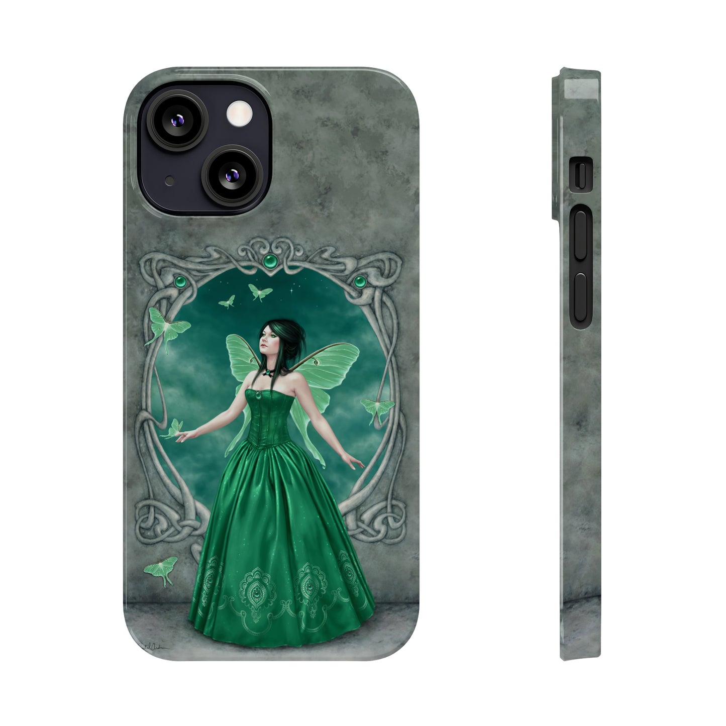 Phone Case - Emerald Birthstone Fairy