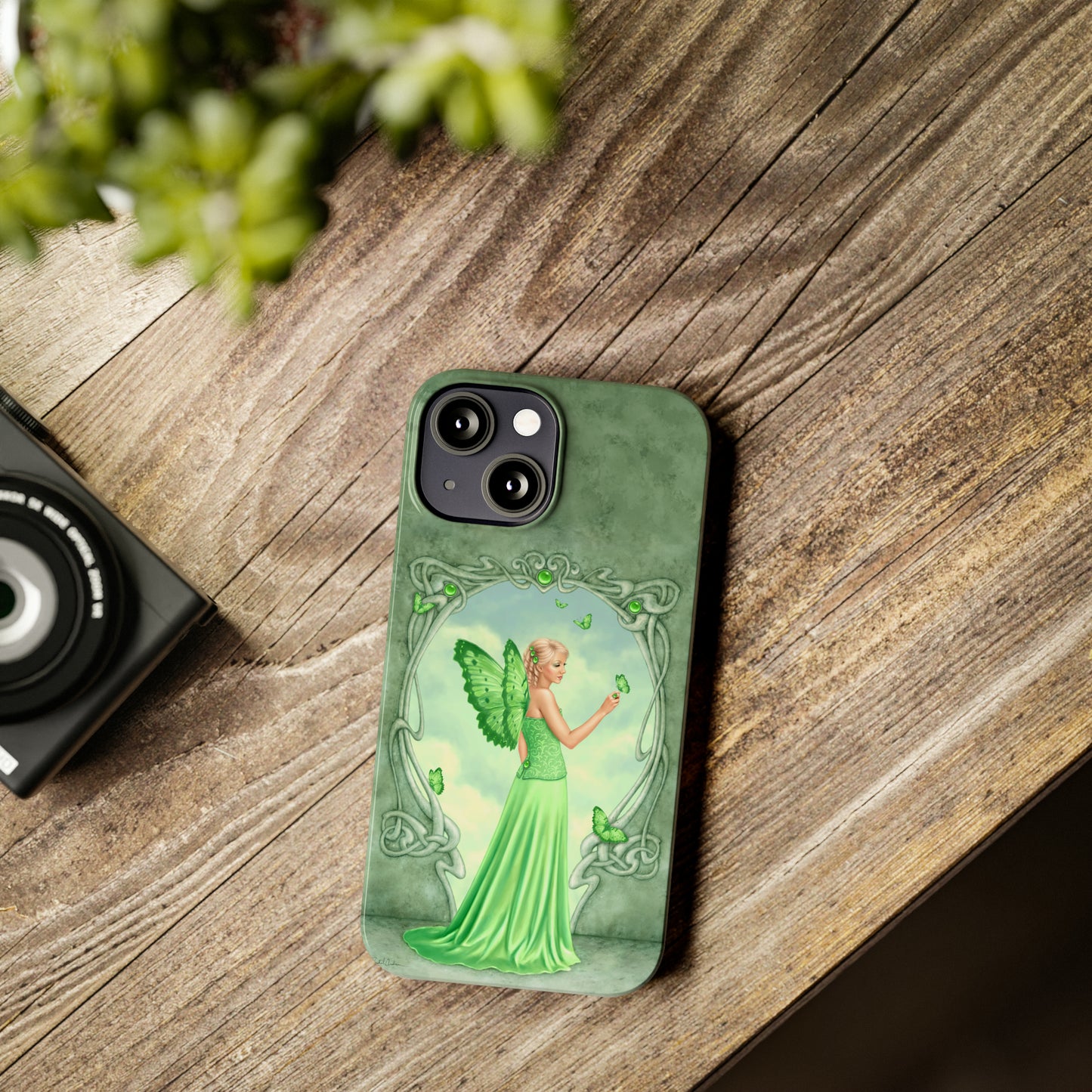 Phone Case - Peridot Birthstone Fairy