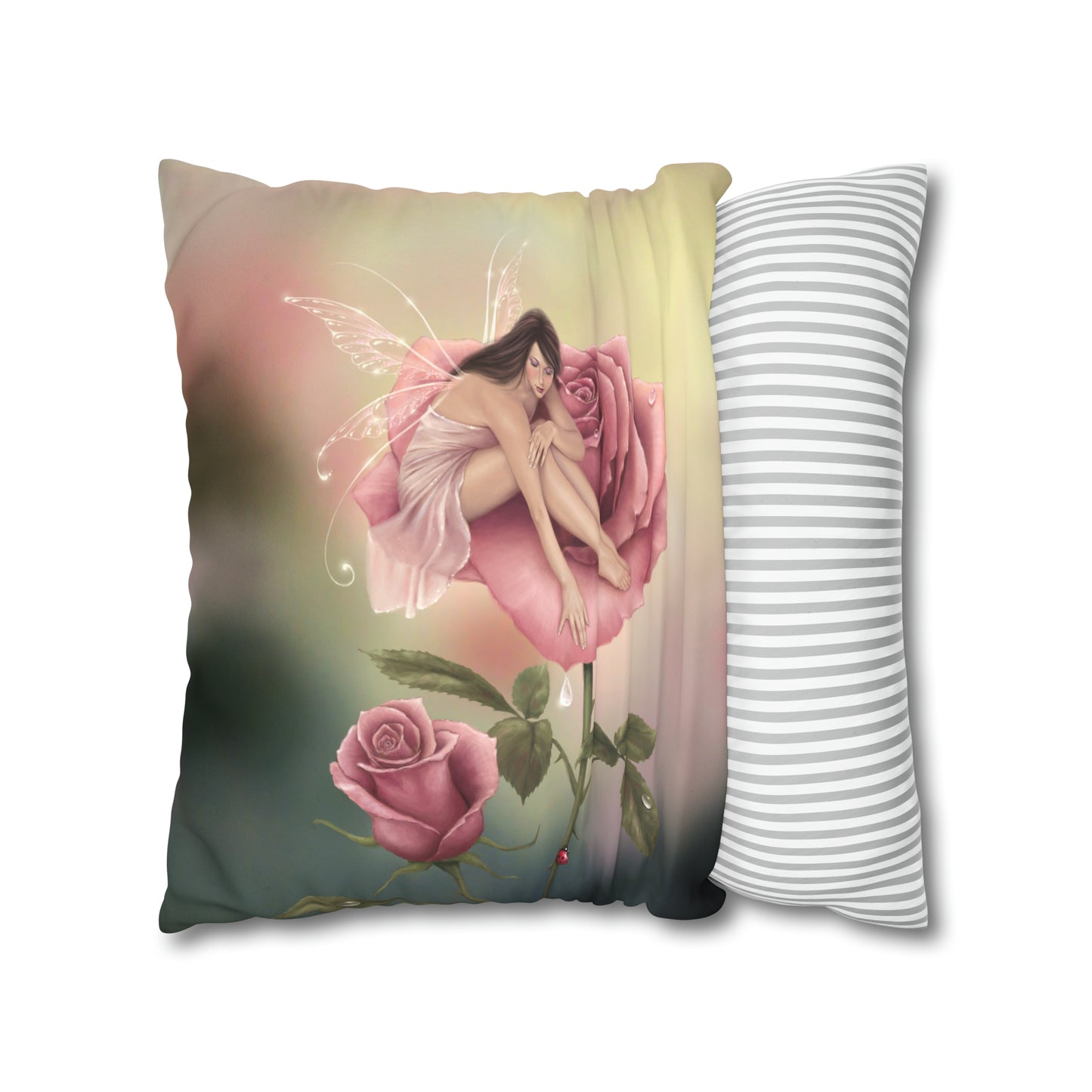 Throw Pillow Cover - Rose