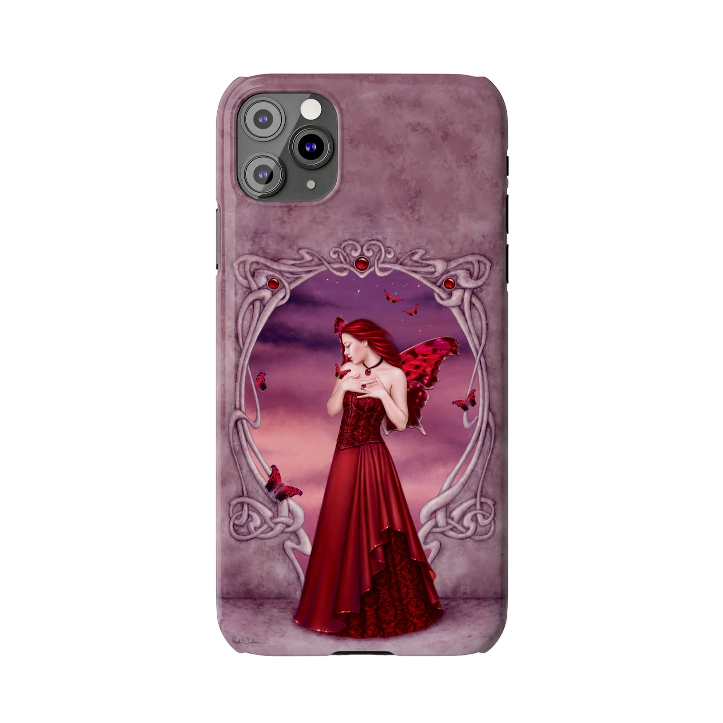 Phone Case - Garnet Birthstone Fairy