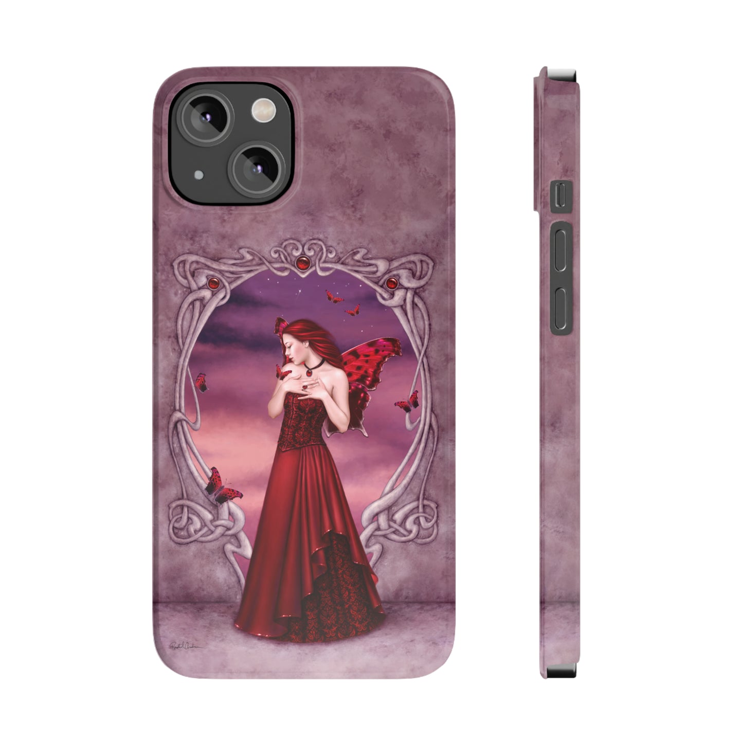 Phone Case - Garnet Birthstone Fairy