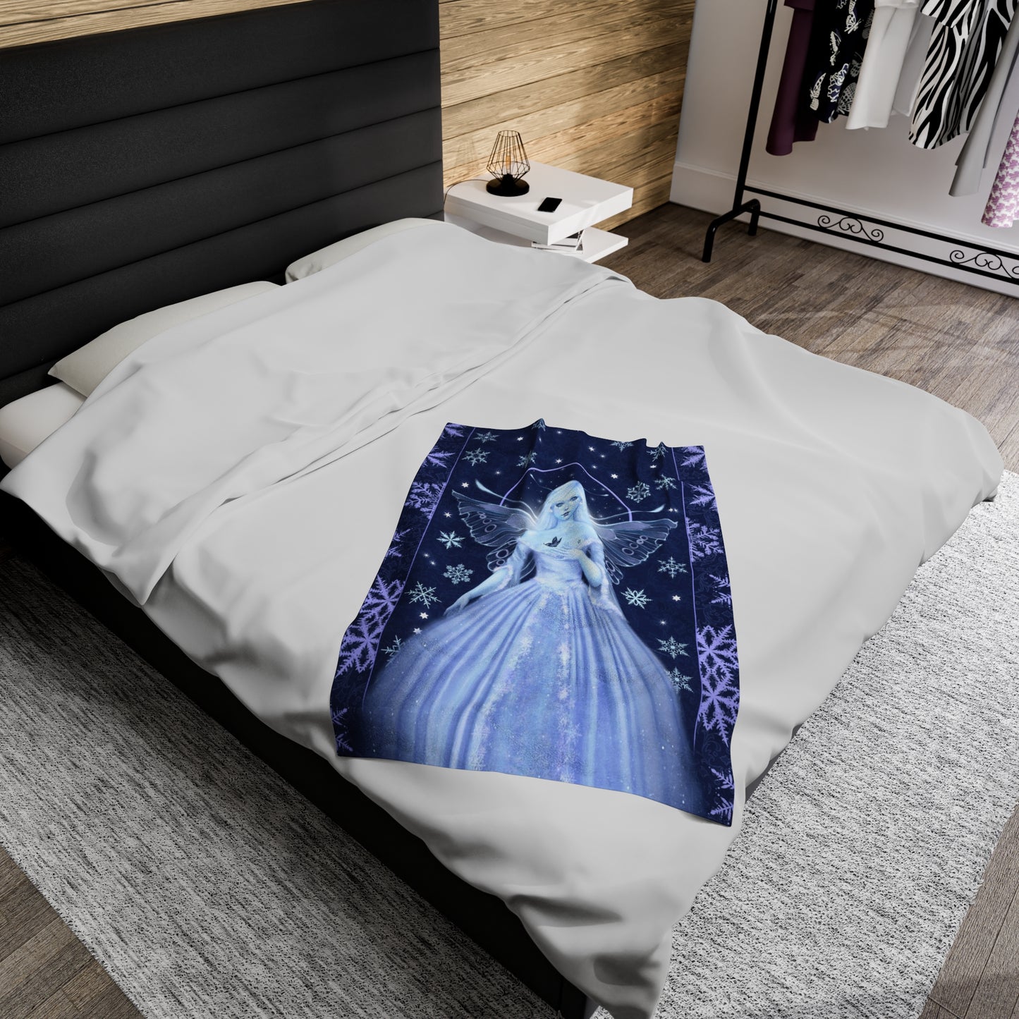 Velveteen Plush Blanket - Snow Fairy