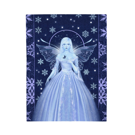 Velveteen Plush Blanket - Snow Fairy
