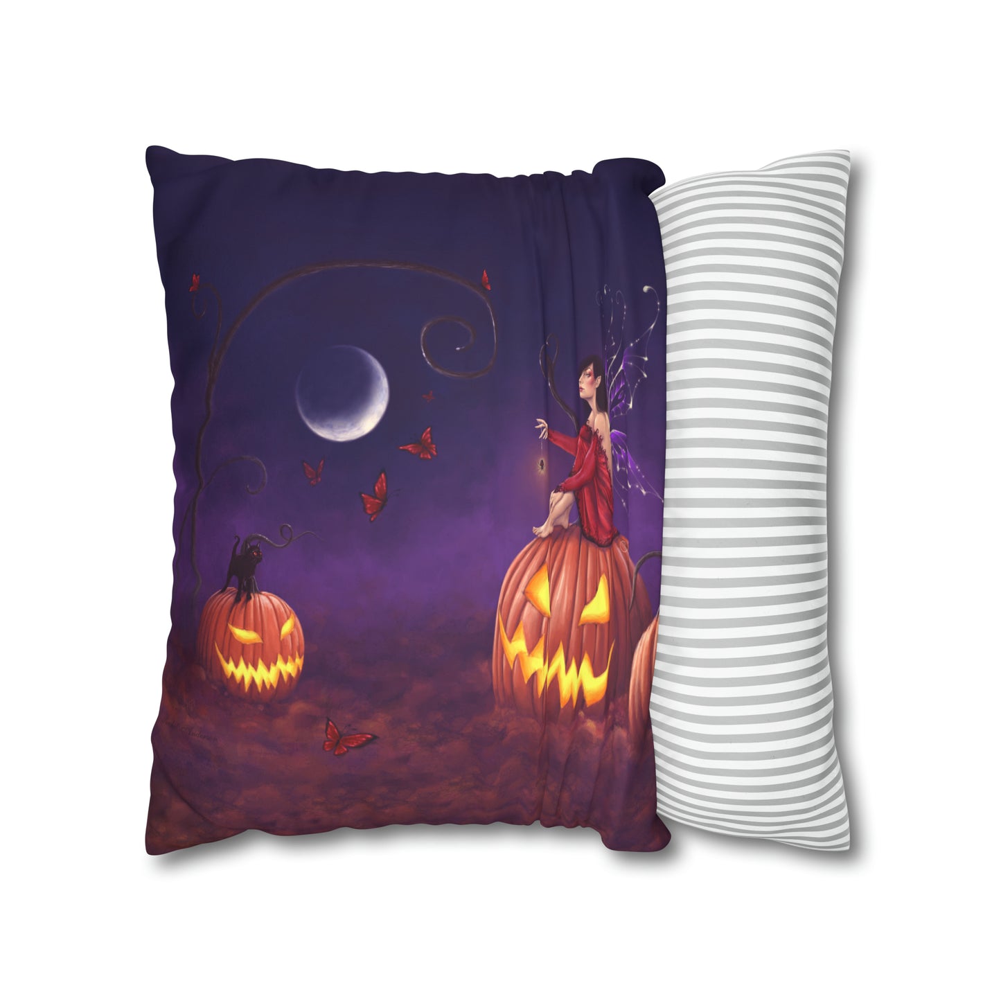 Throw Pillow Cover - Pumpkin Pixie