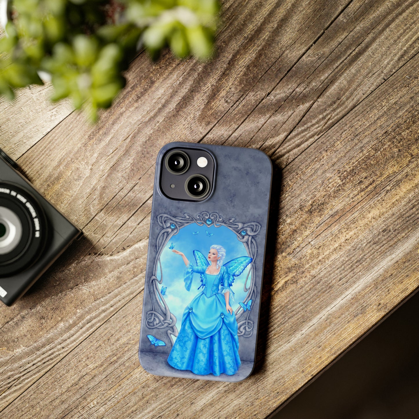 Phone Case - Blue Topaz Birthstone Fairy