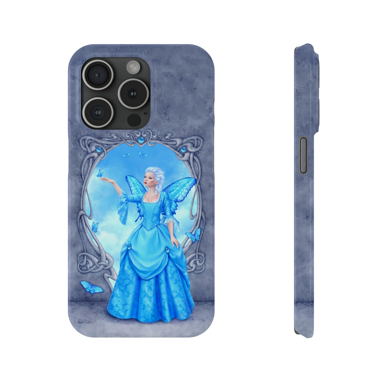Phone Case - Blue Topaz Birthstone Fairy