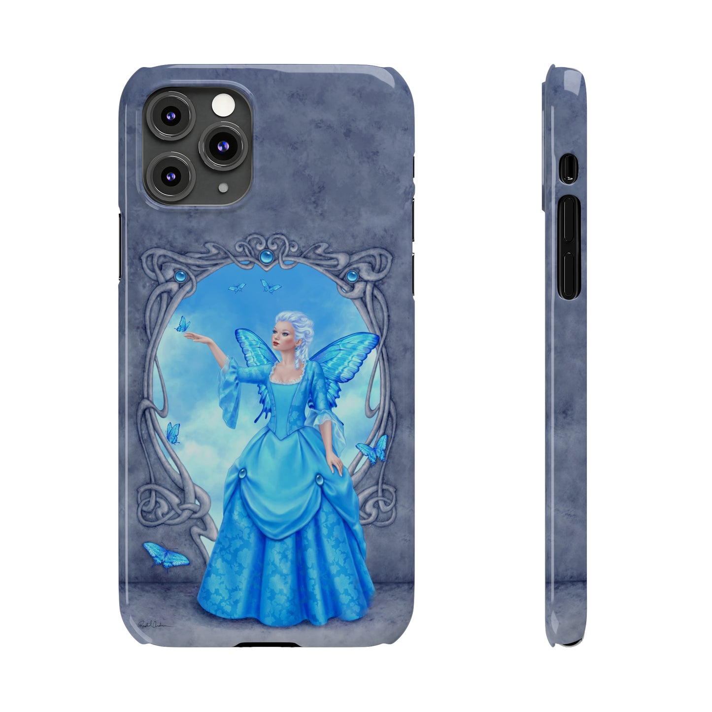 Phone Case - Blue Topaz Birthstone Fairy