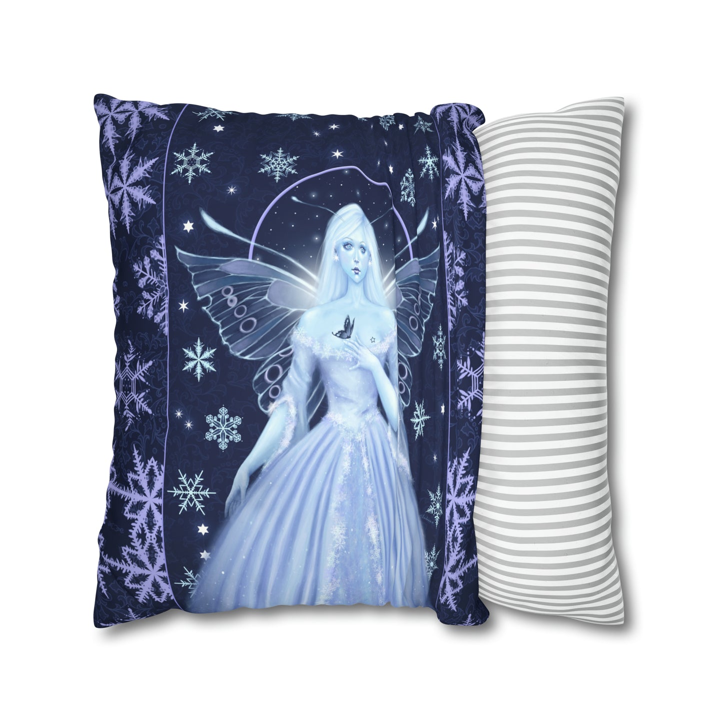 Throw Pillow Cover - Snow Fairy