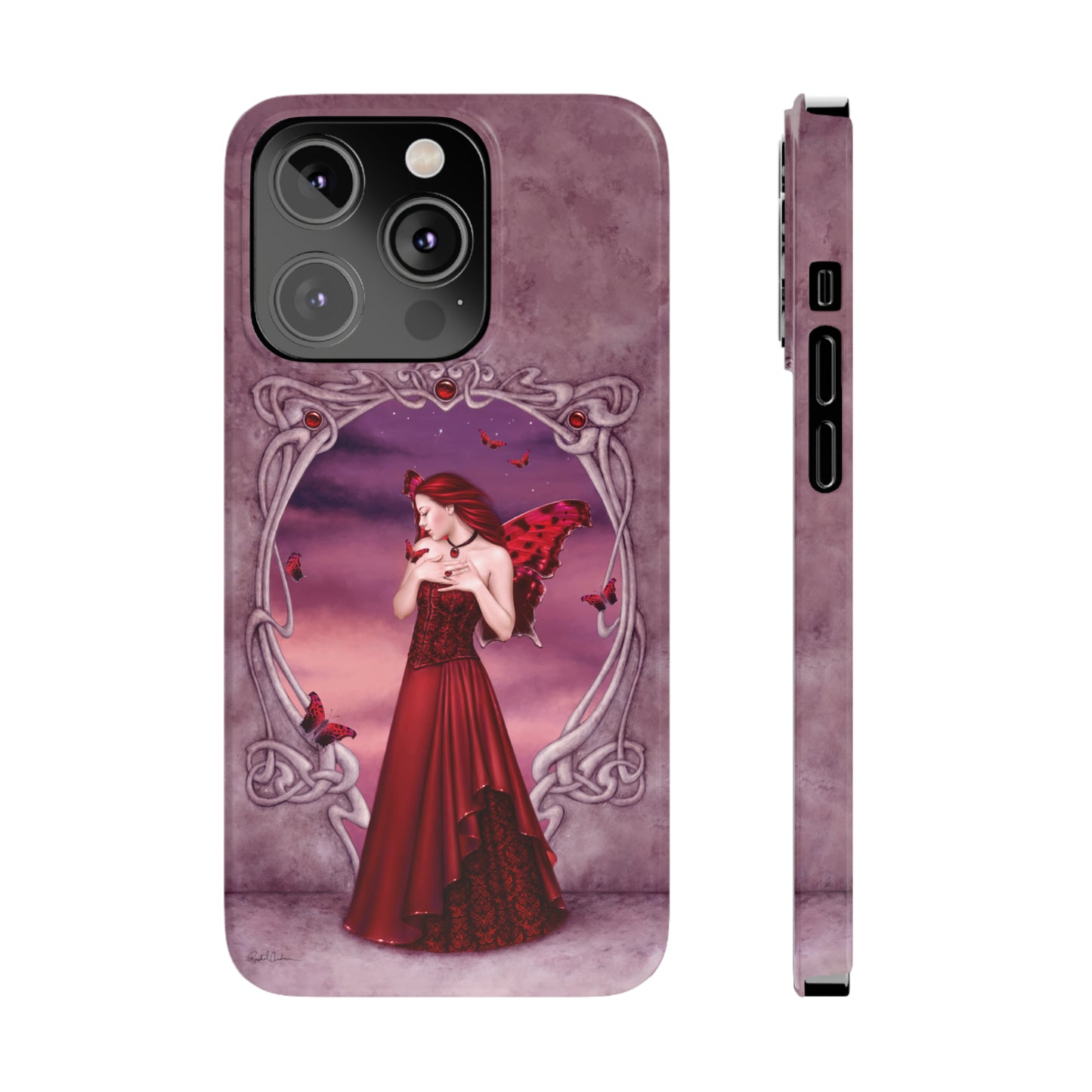 Phone Case - Garnet Birthstone Fairy