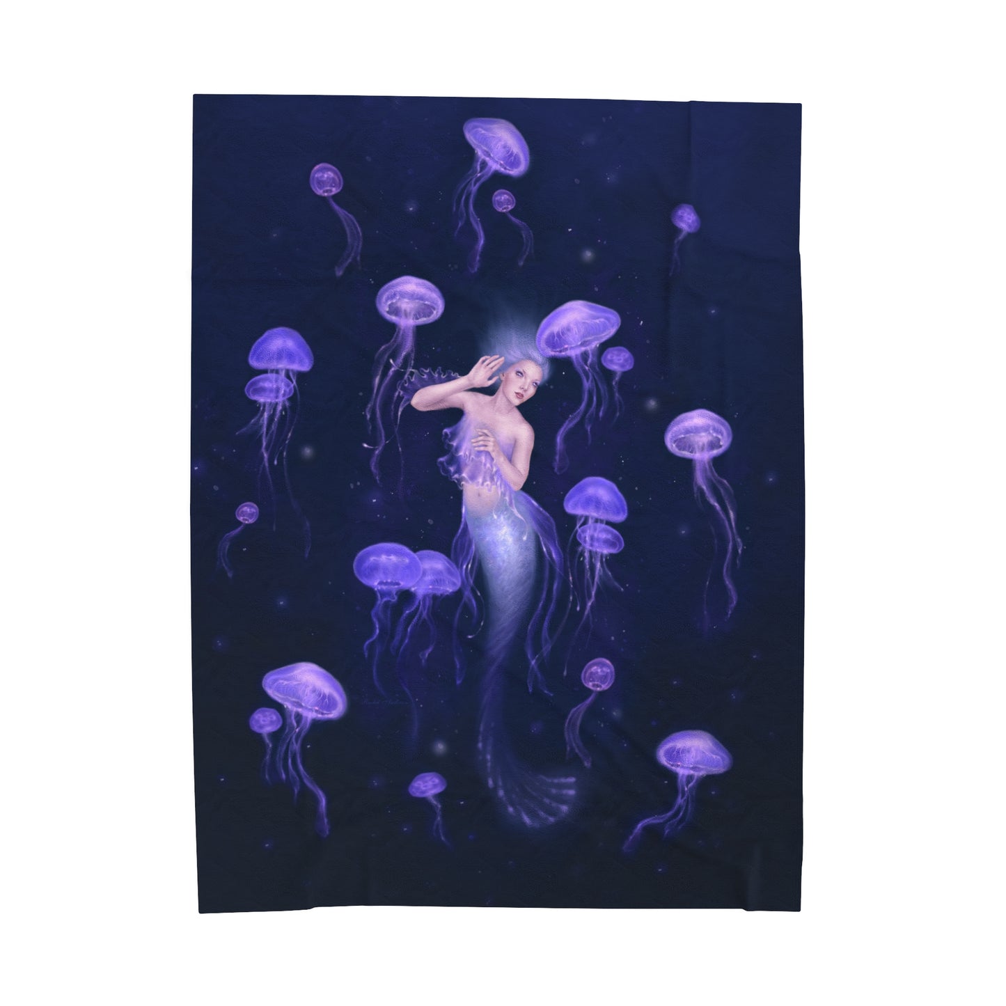 Velveteen Plush Blanket - Bioluminescence