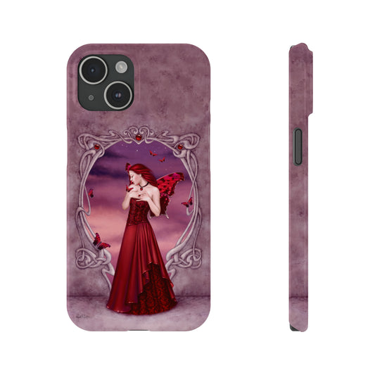 Phone Case - Garnet Birthstone Fairy