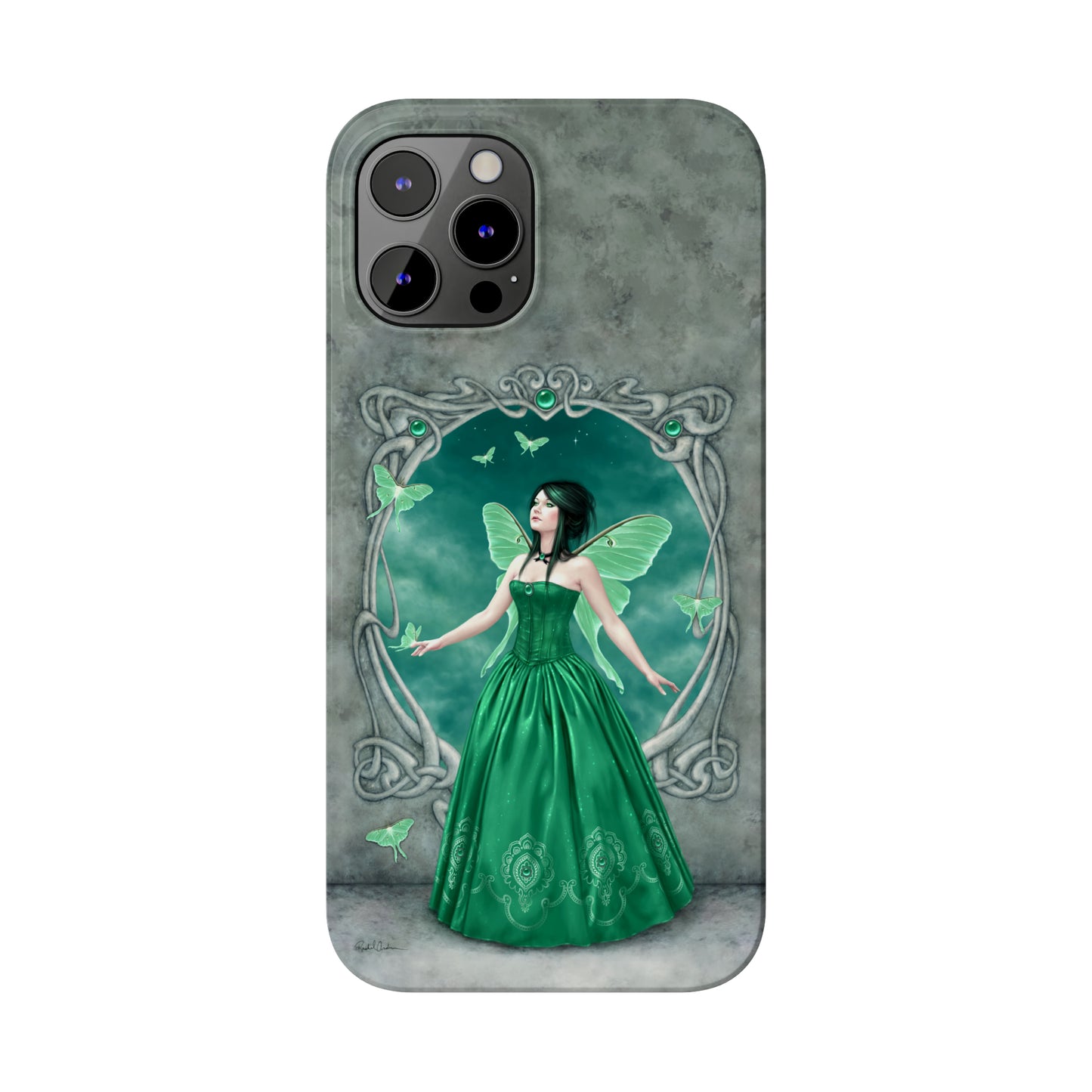 Phone Case - Emerald Birthstone Fairy