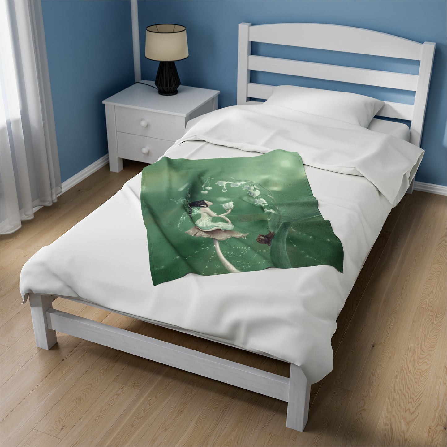 Velveteen Plush Blanket - Lily of the Valley