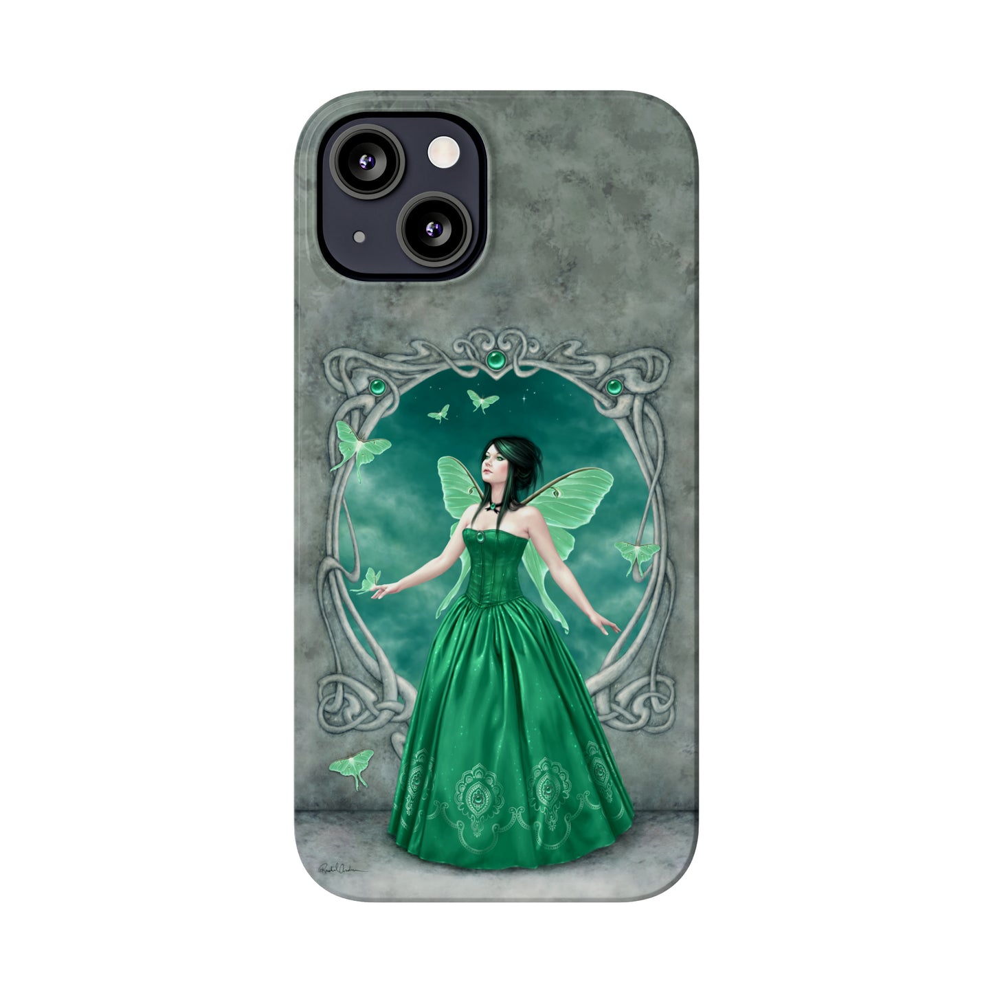 Phone Case - Emerald Birthstone Fairy