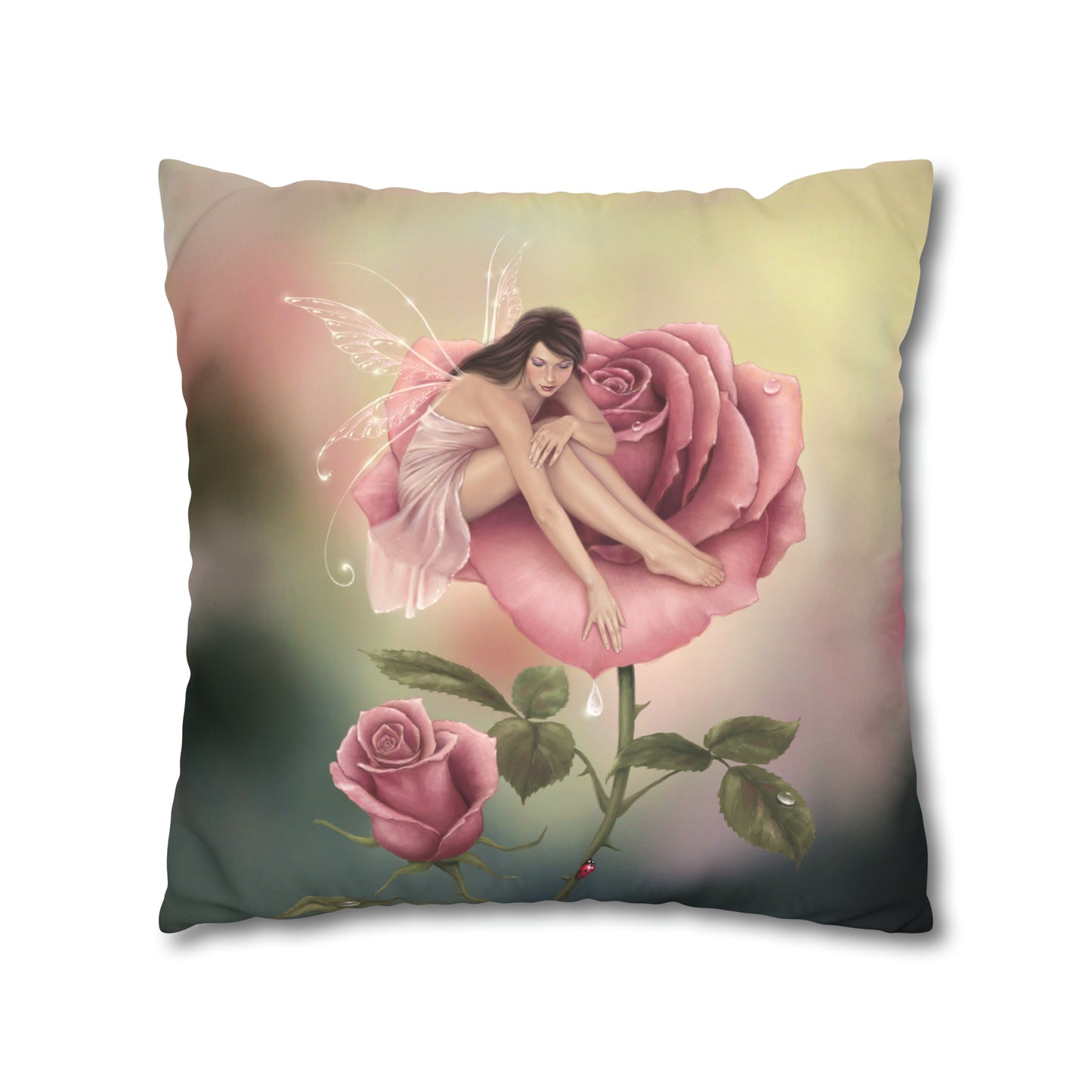 Throw Pillow Cover - Rose