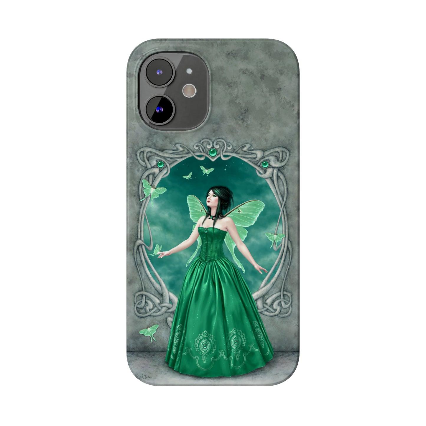 Phone Case - Emerald Birthstone Fairy