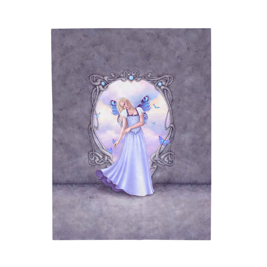Plush Blanket - Birthstones - Opal