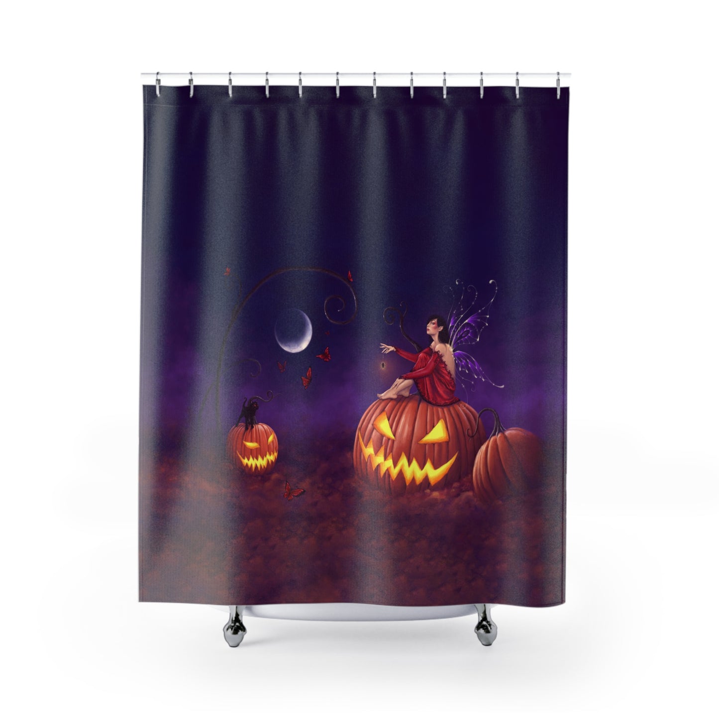 Shower Curtain - Pumpkin Pixie