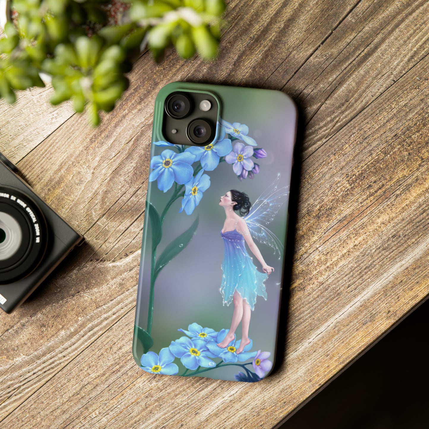 Slim Phone Case - Forget-Me-Not