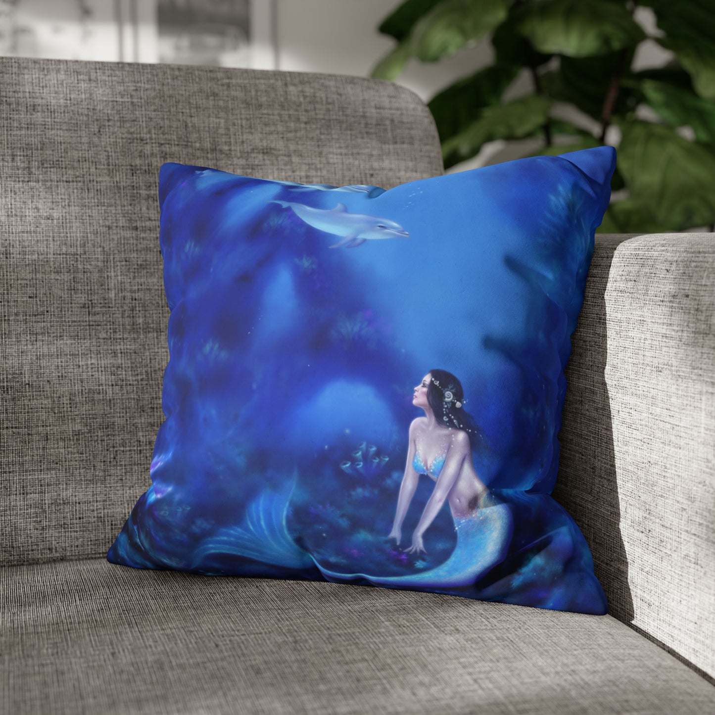 Throw Pillow Cover - Ultramarine