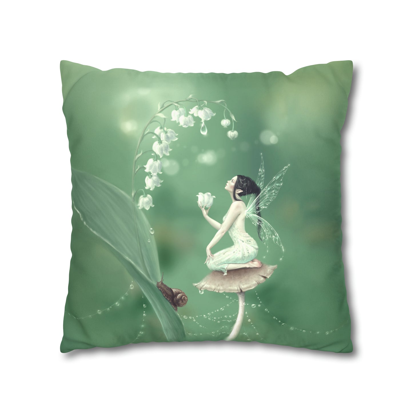 Throw Pillow Cover - Lily of the Valley