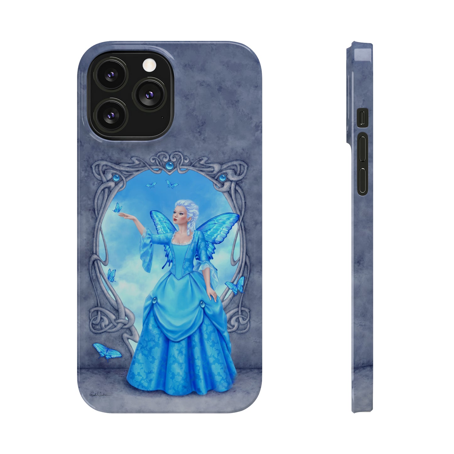 Phone Case - Blue Topaz Birthstone Fairy