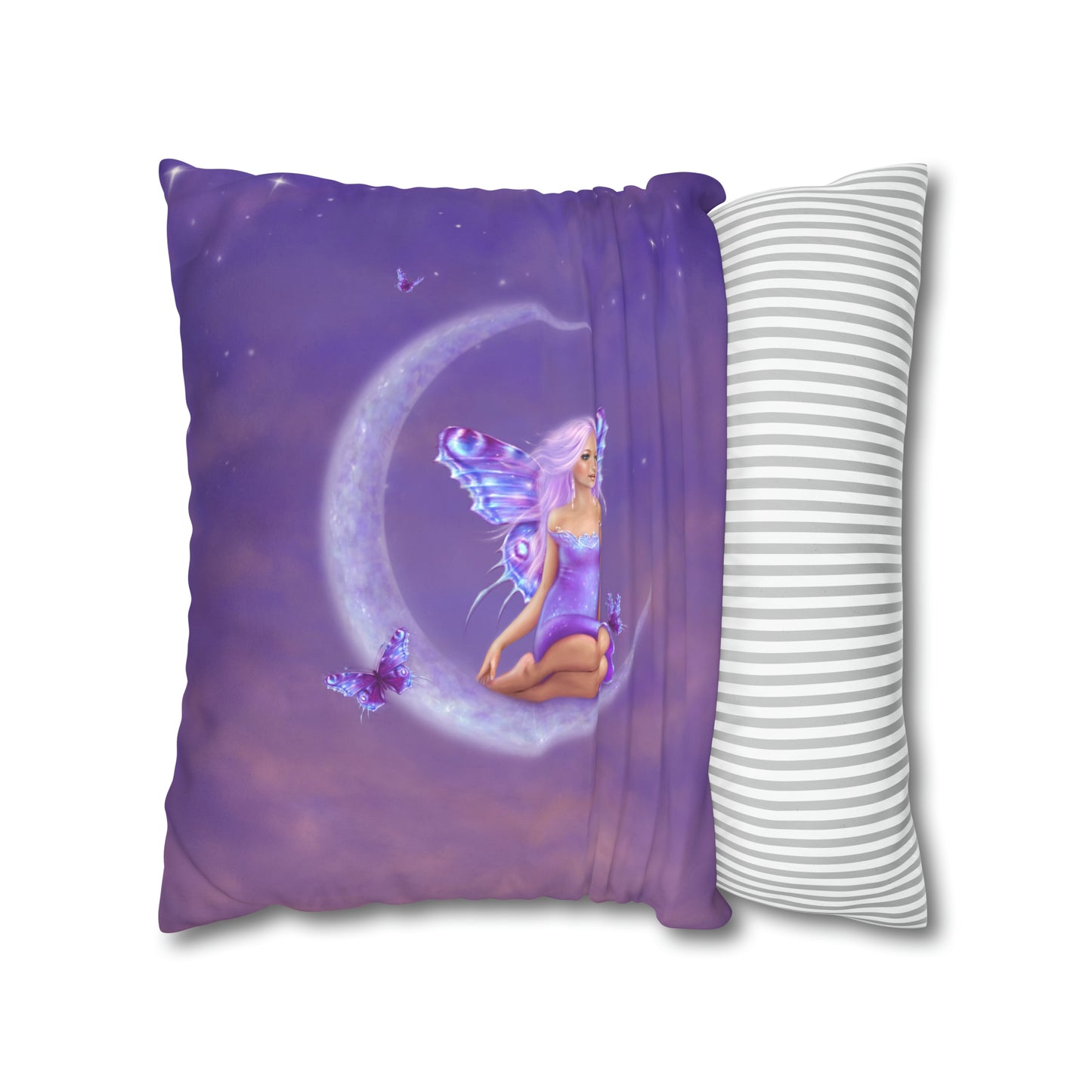 Throw Pillow Cover - Lavender Moon