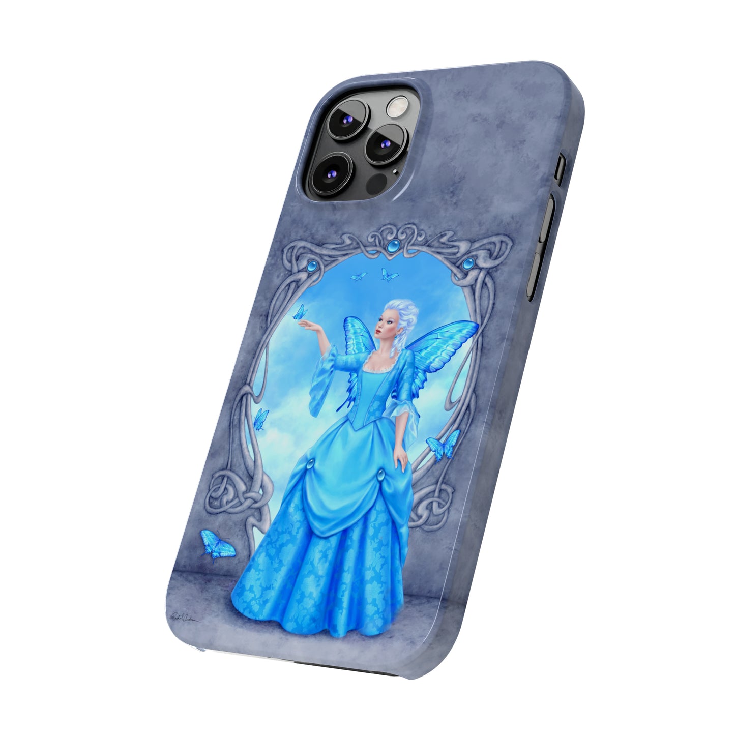 Phone Case - Blue Topaz Birthstone Fairy