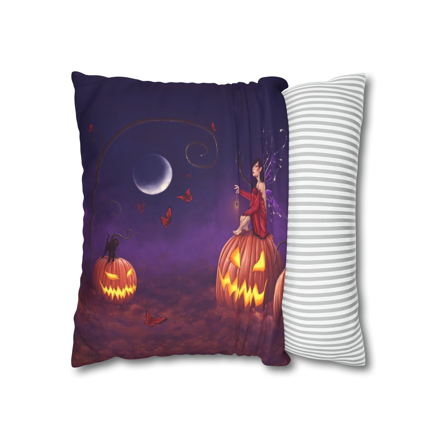 Throw Pillow Cover - Pumpkin Pixie