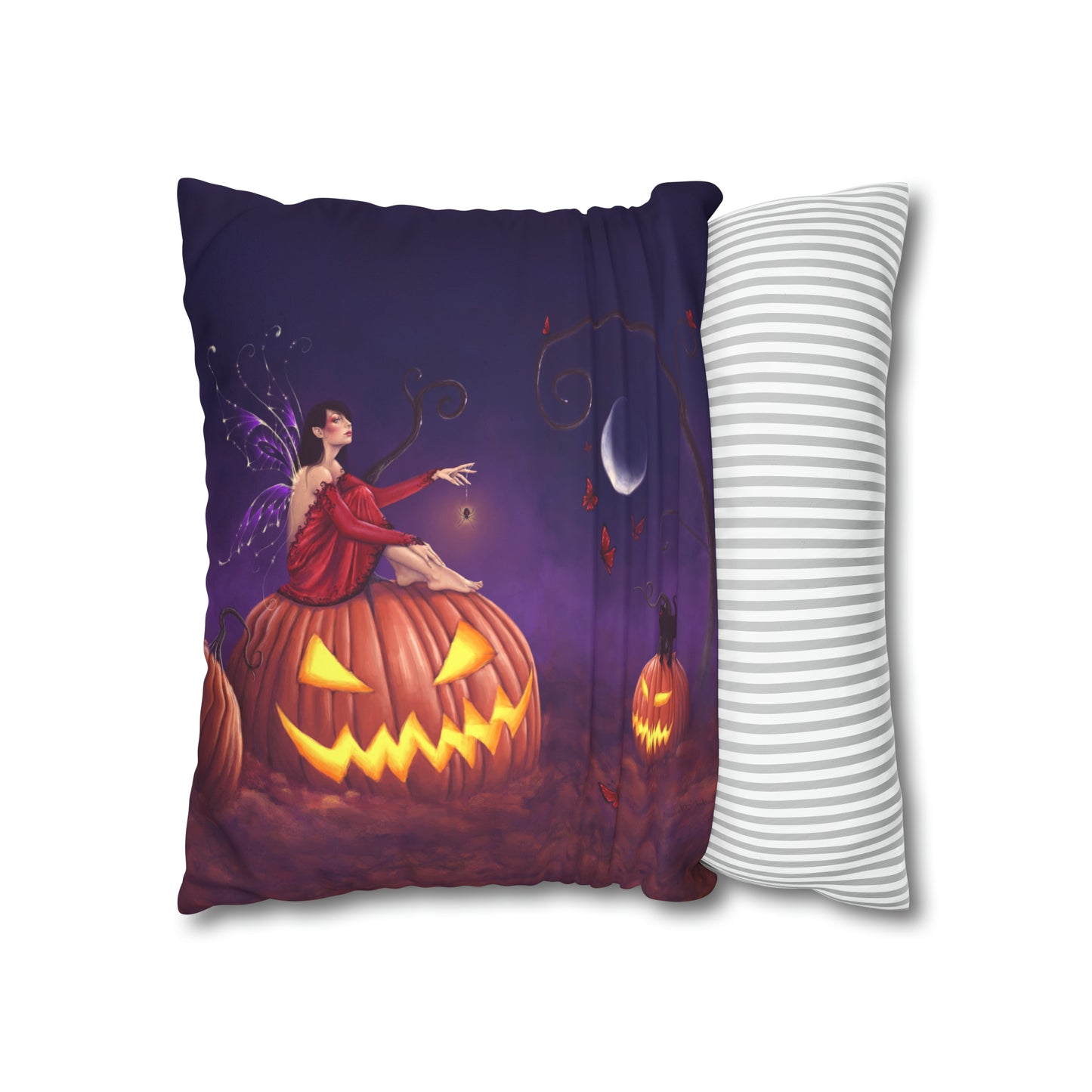 Throw Pillow Cover - Pumpkin Pixie